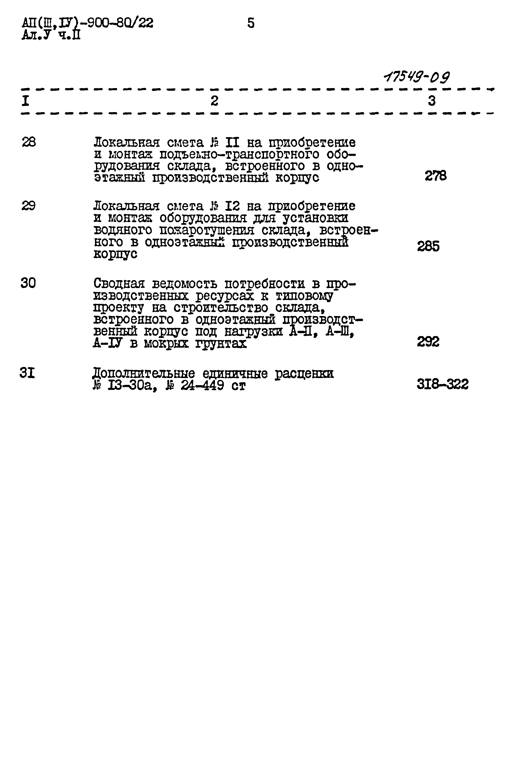 Типовой проект А-II,III,IV-900-80/22