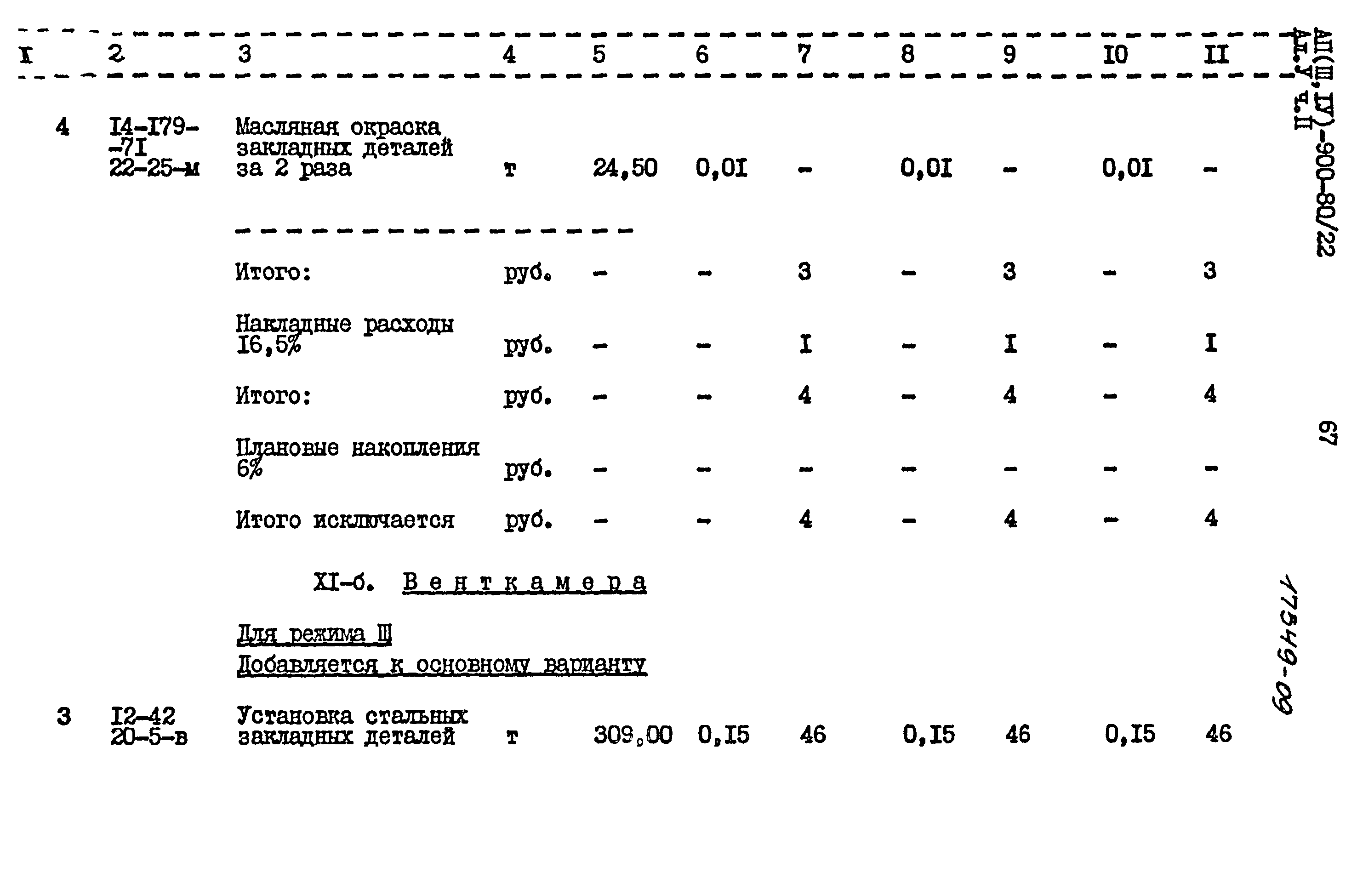 Типовой проект А-II,III,IV-900-80/22