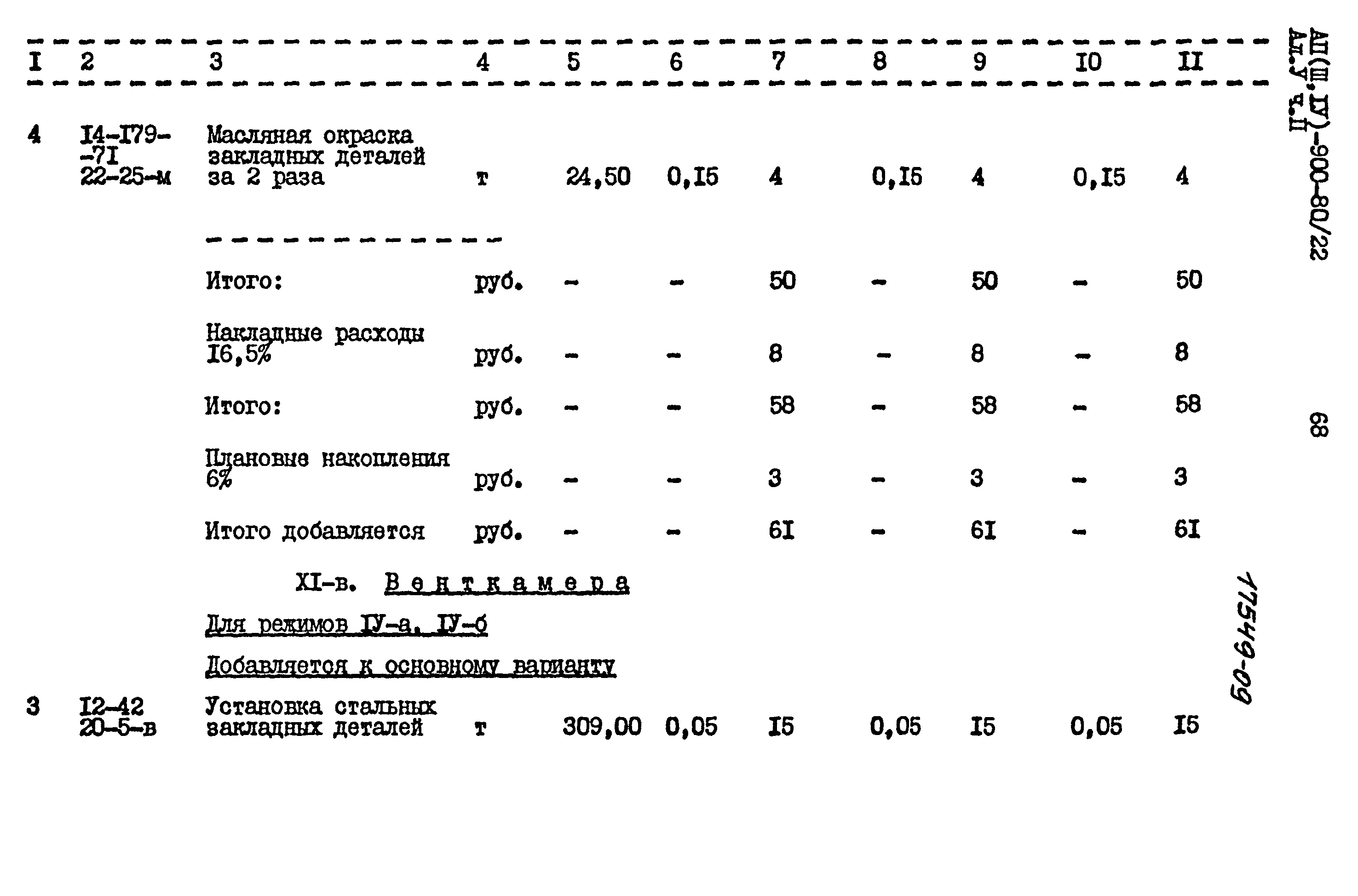 Типовой проект А-II,III,IV-900-80/22