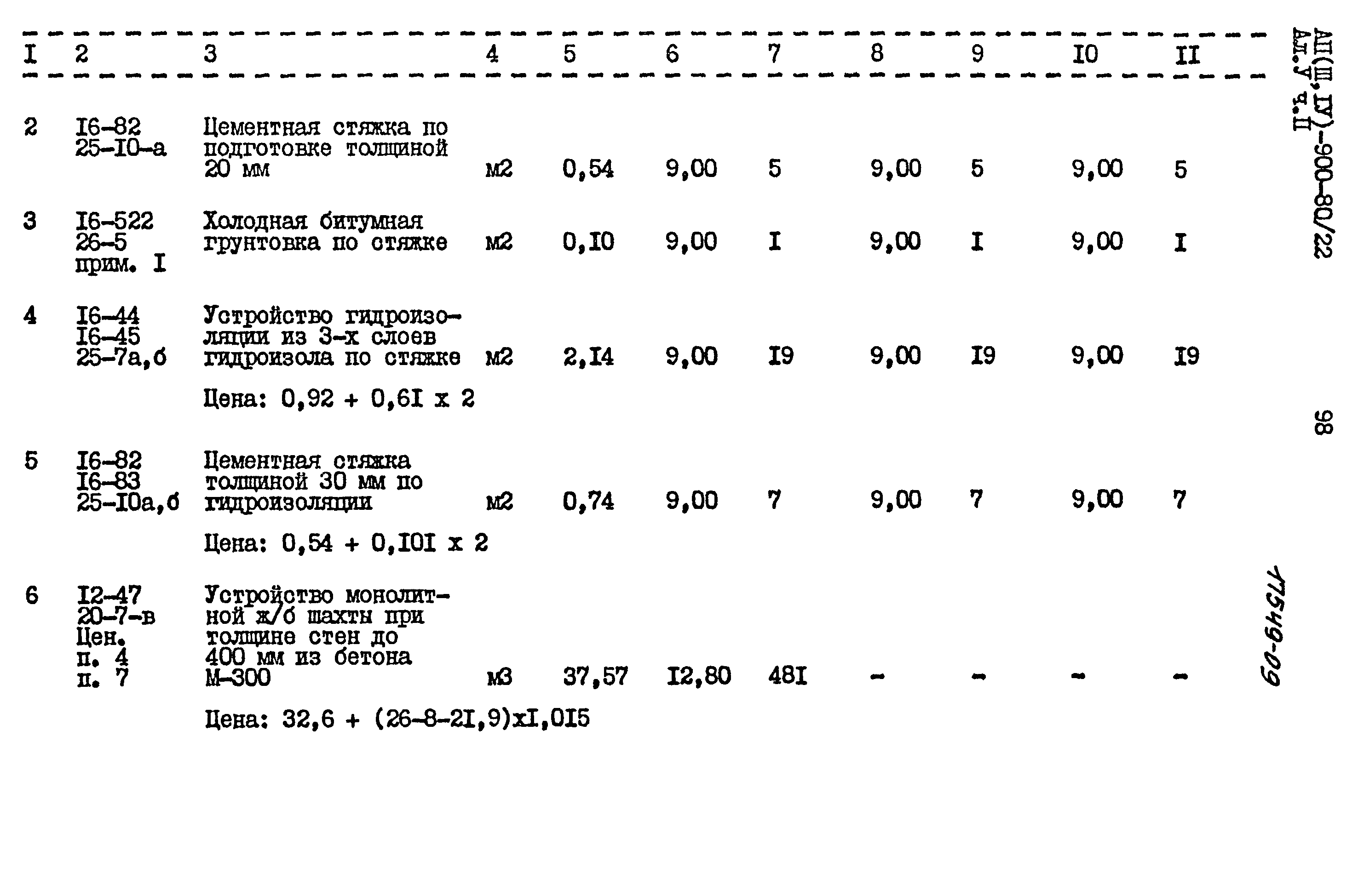 Типовой проект А-II,III,IV-900-80/22