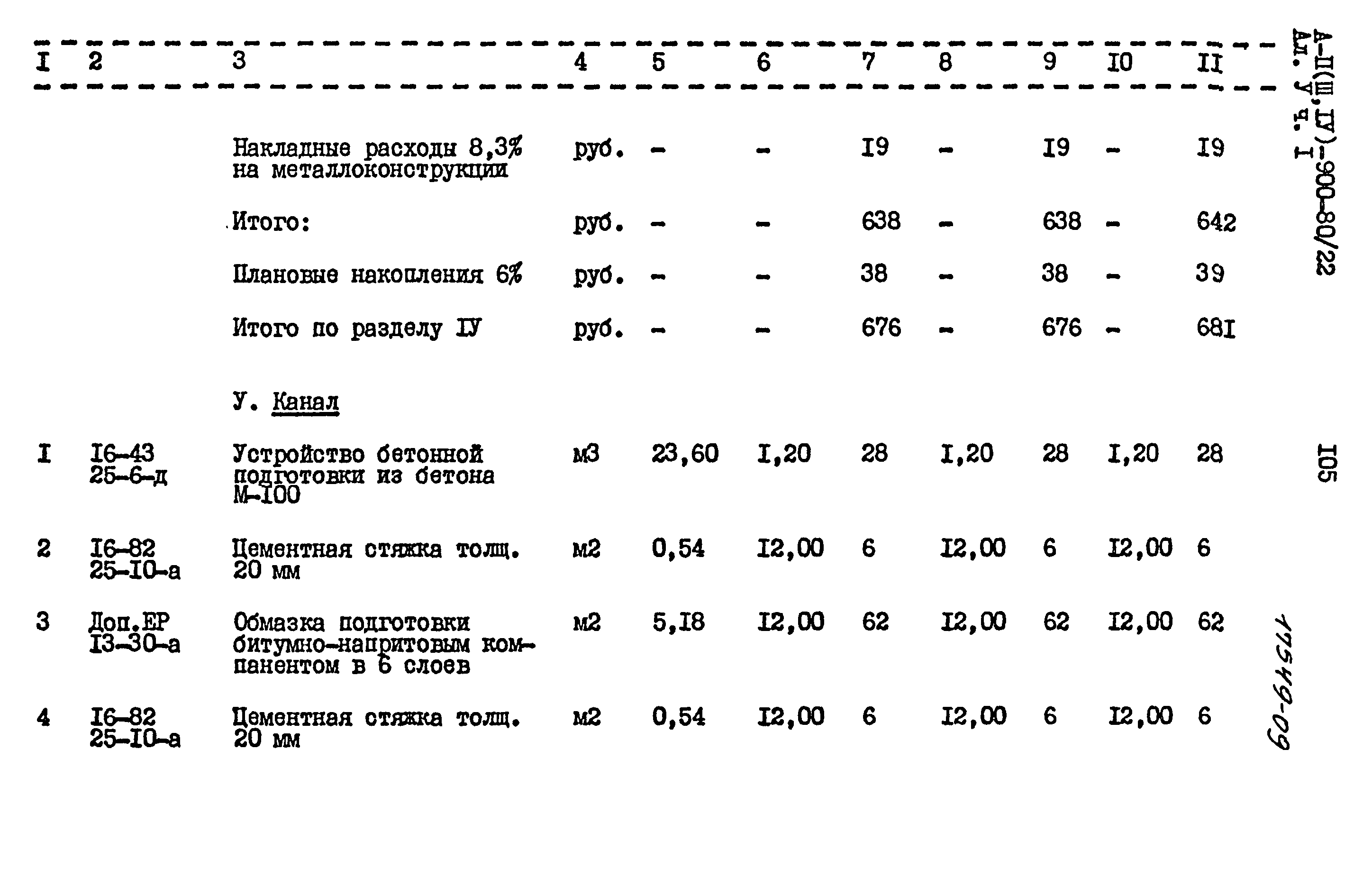 Типовой проект А-II,III,IV-900-80/22