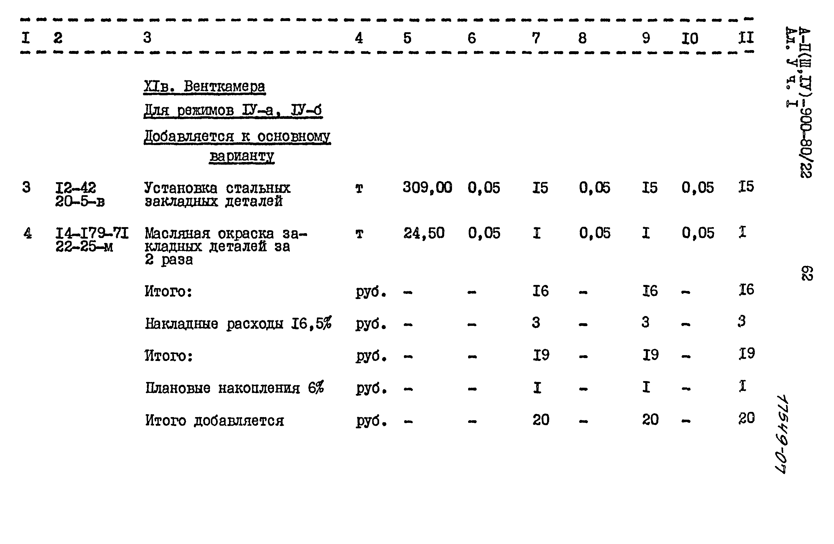 Типовой проект А-II,III,IV-900-80/22