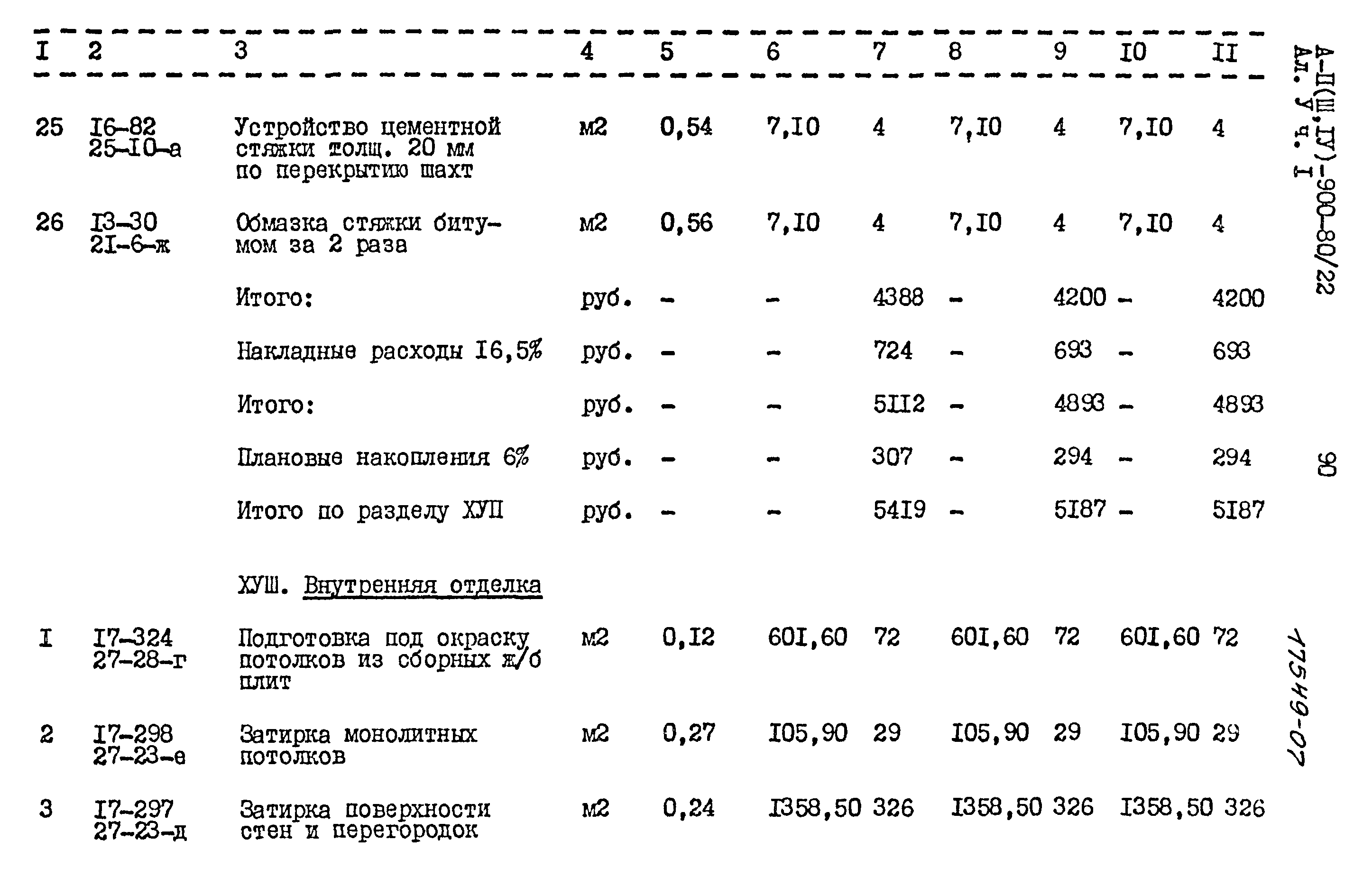 Типовой проект А-II,III,IV-900-80/22