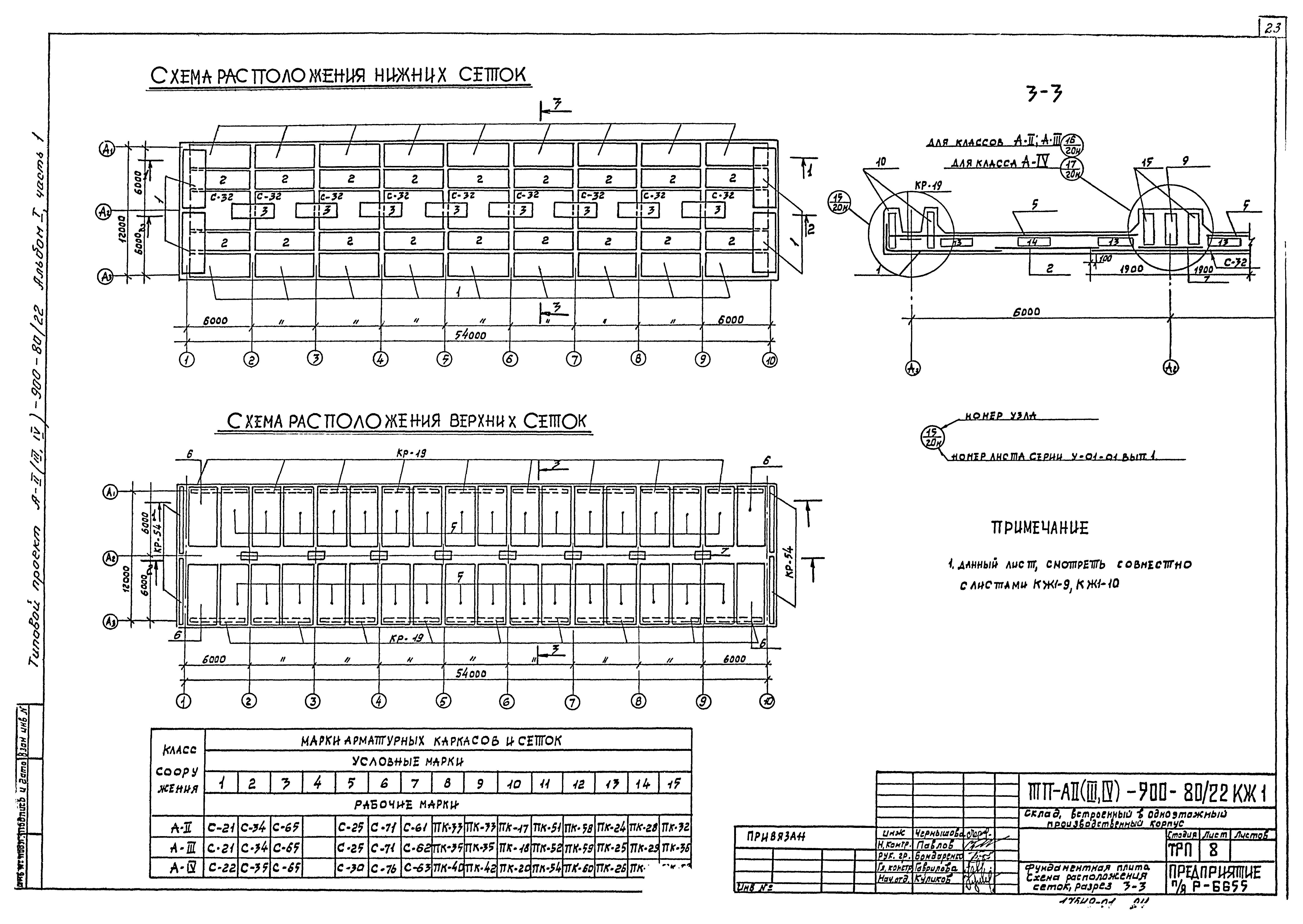 Типовой проект А-II,III,IV-900-80/22