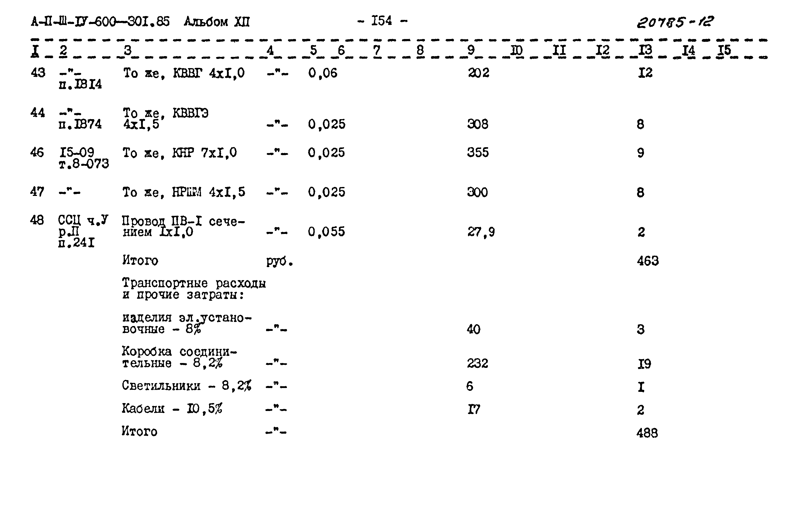 Типовой проект А-II,III,IV-600-301.85