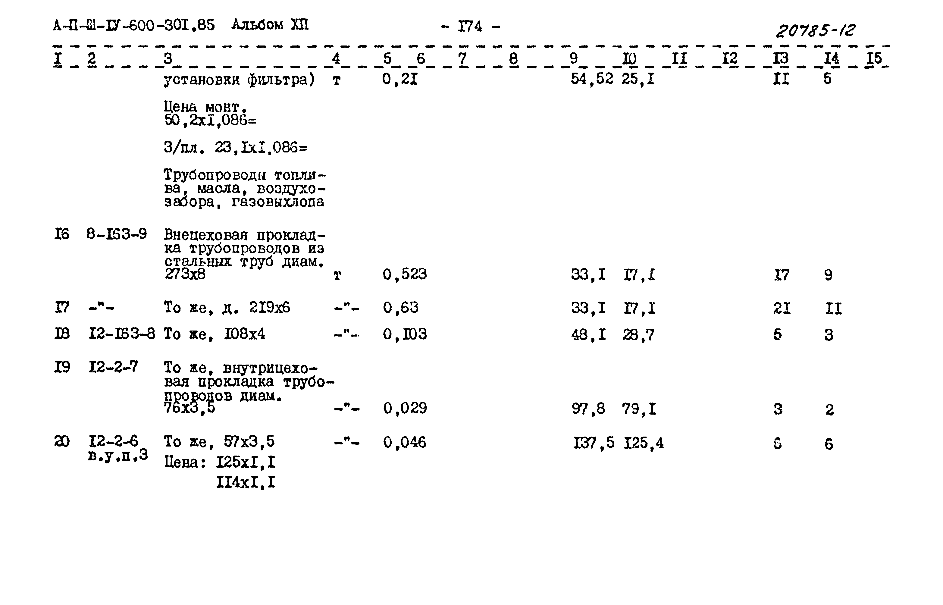 Типовой проект А-II,III,IV-600-301.85