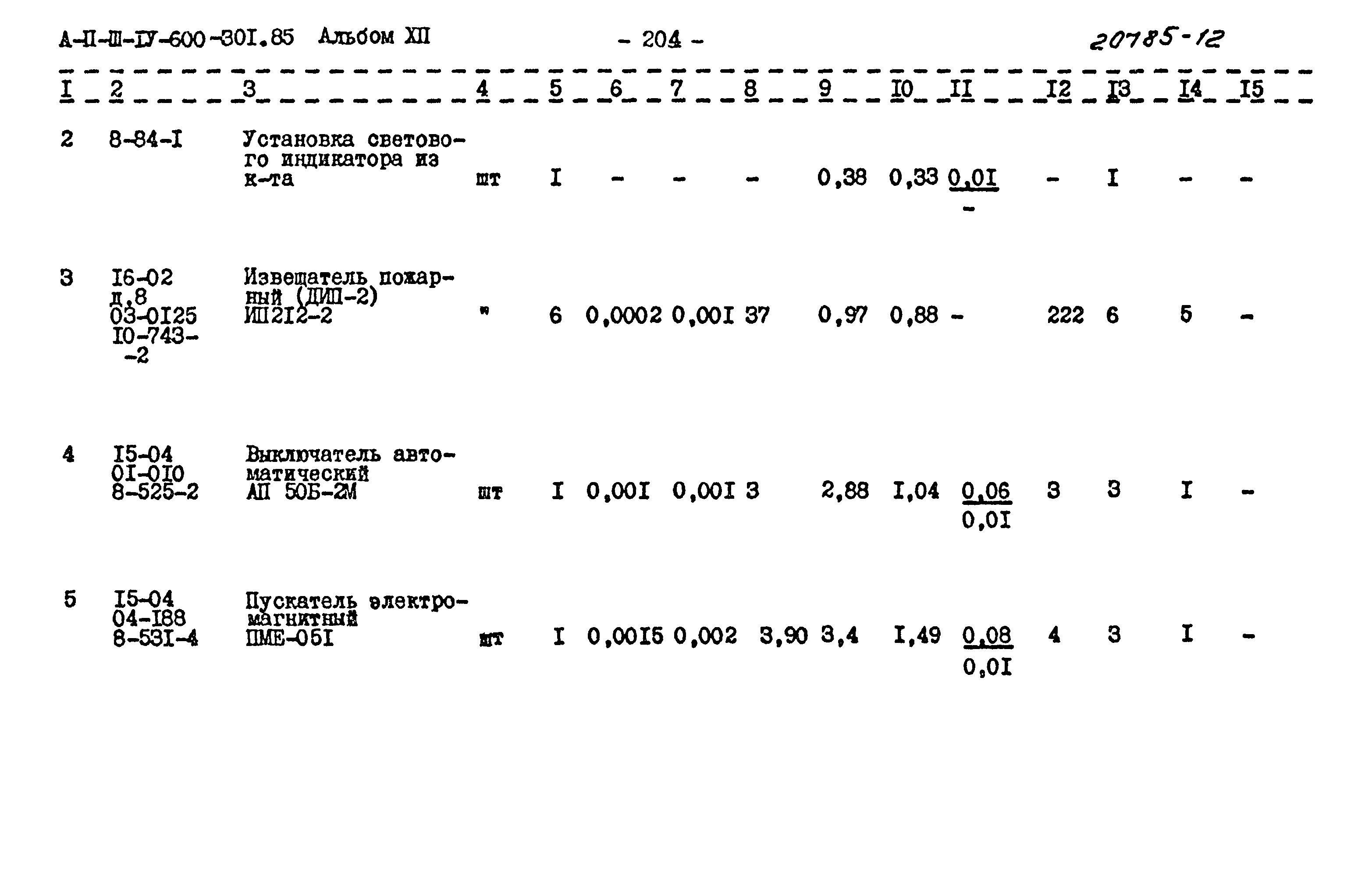 Типовой проект А-II,III,IV-600-301.85