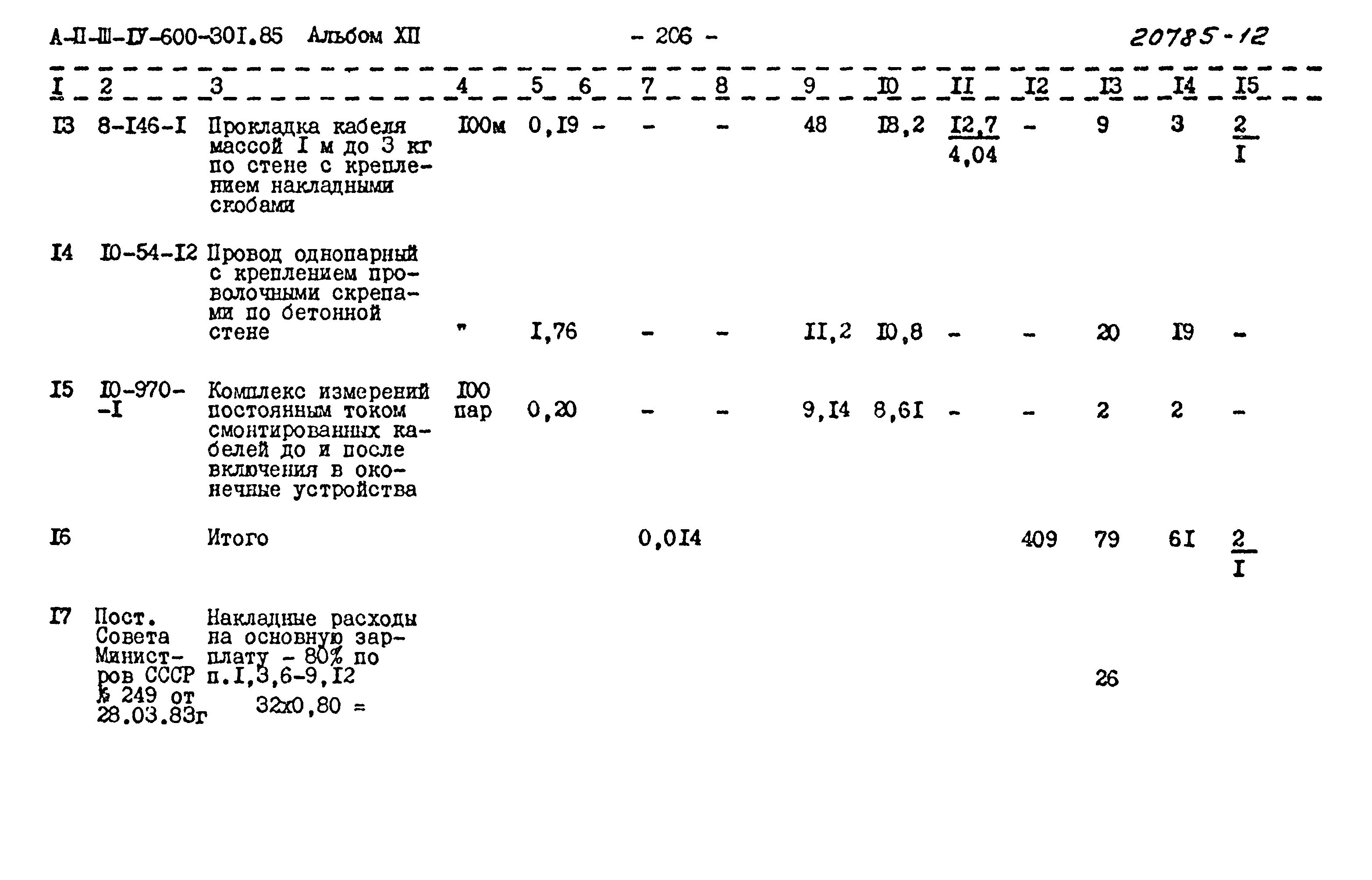 Типовой проект А-II,III,IV-600-301.85