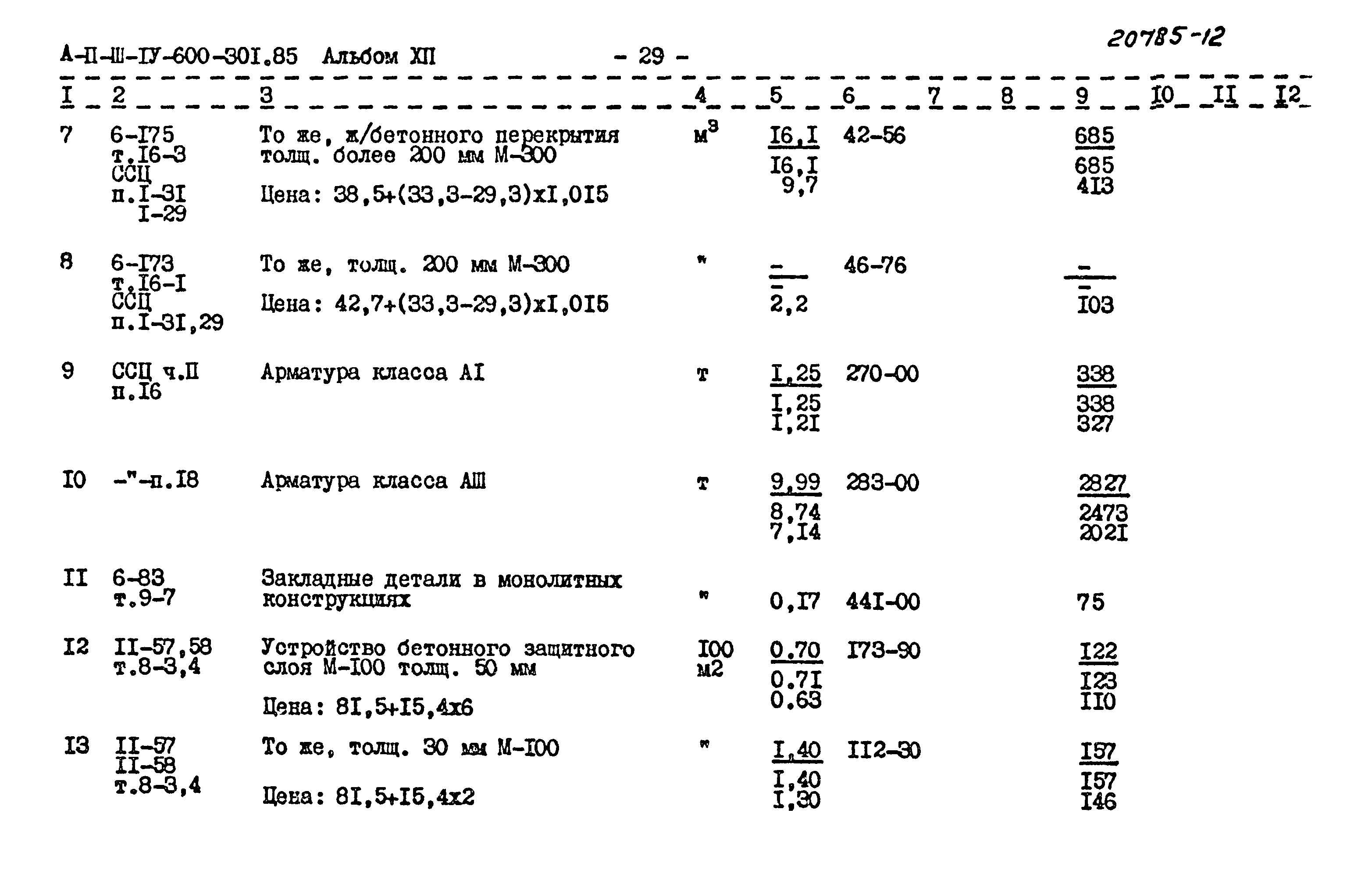 Типовой проект А-II,III,IV-600-301.85