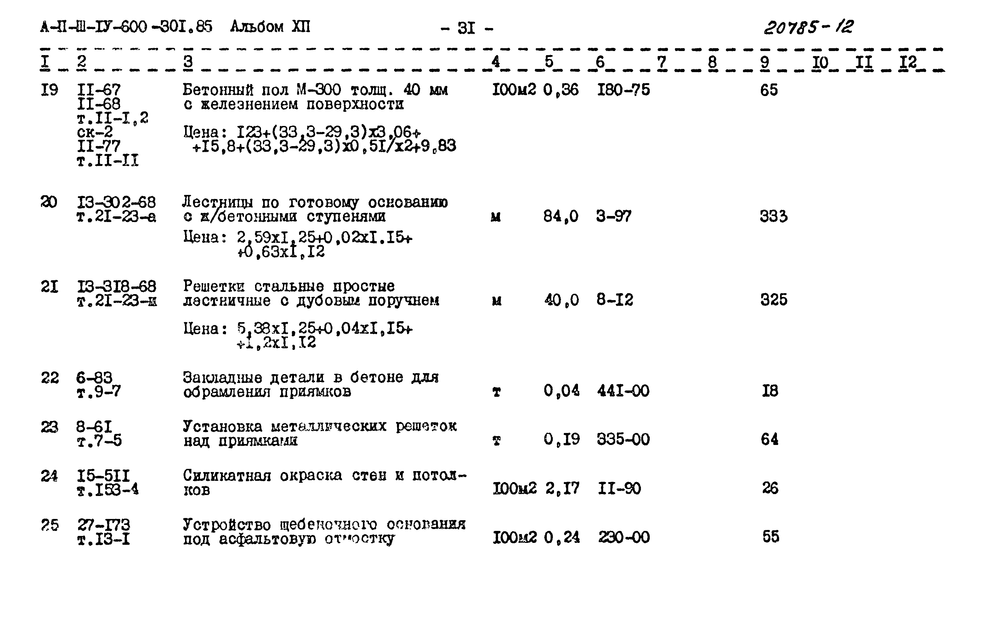 Типовой проект А-II,III,IV-600-301.85
