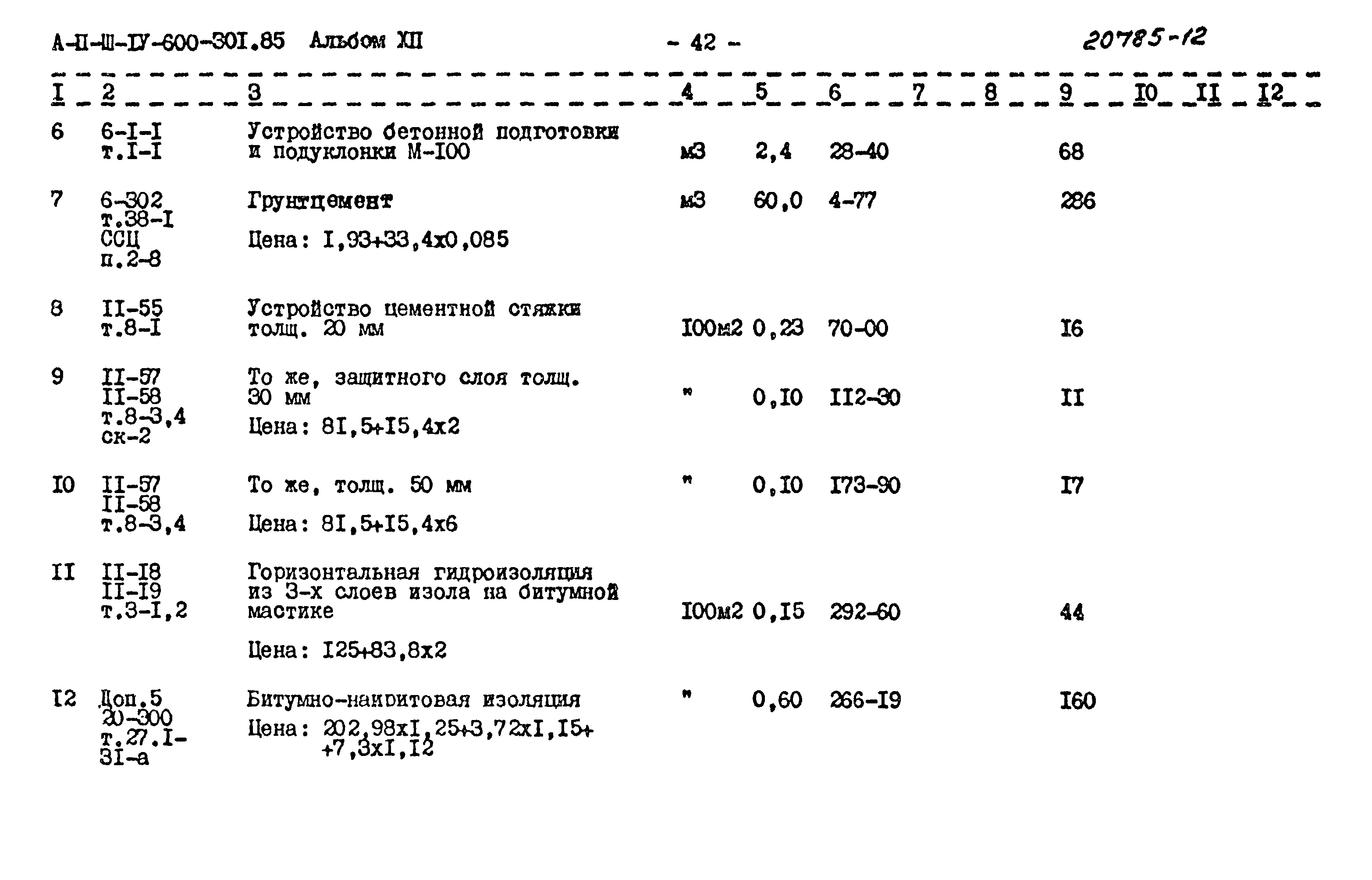 Типовой проект А-II,III,IV-600-301.85