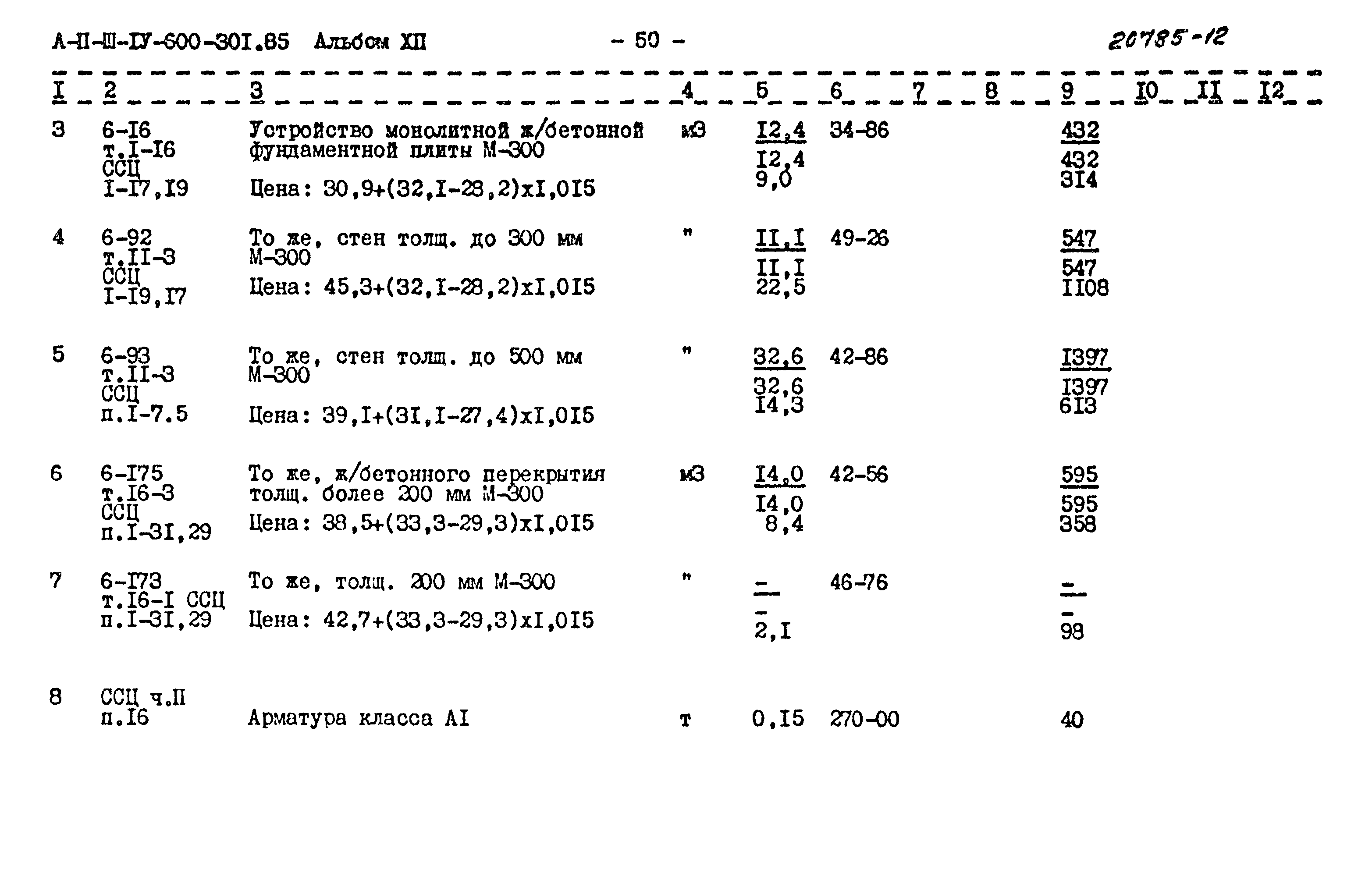 Типовой проект А-II,III,IV-600-301.85