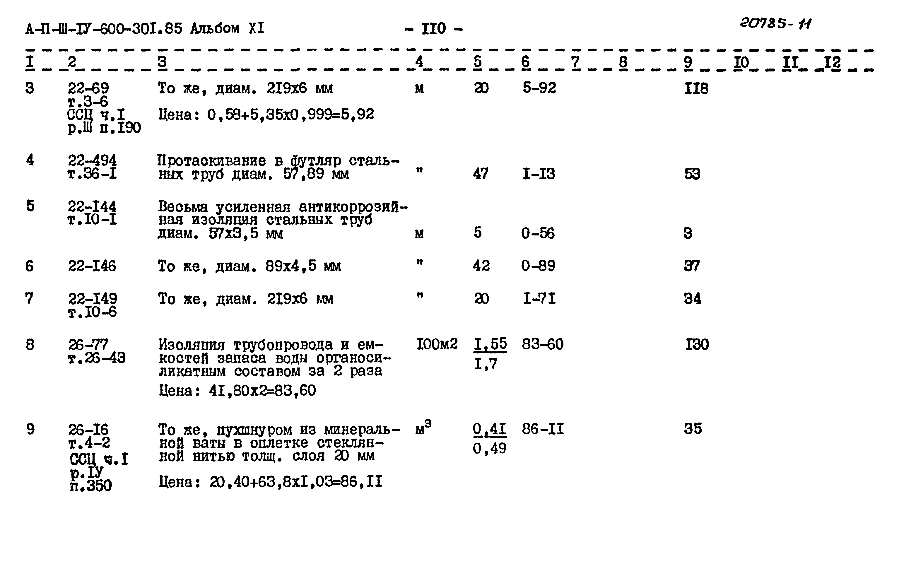 Типовой проект А-II,III,IV-600-301.85