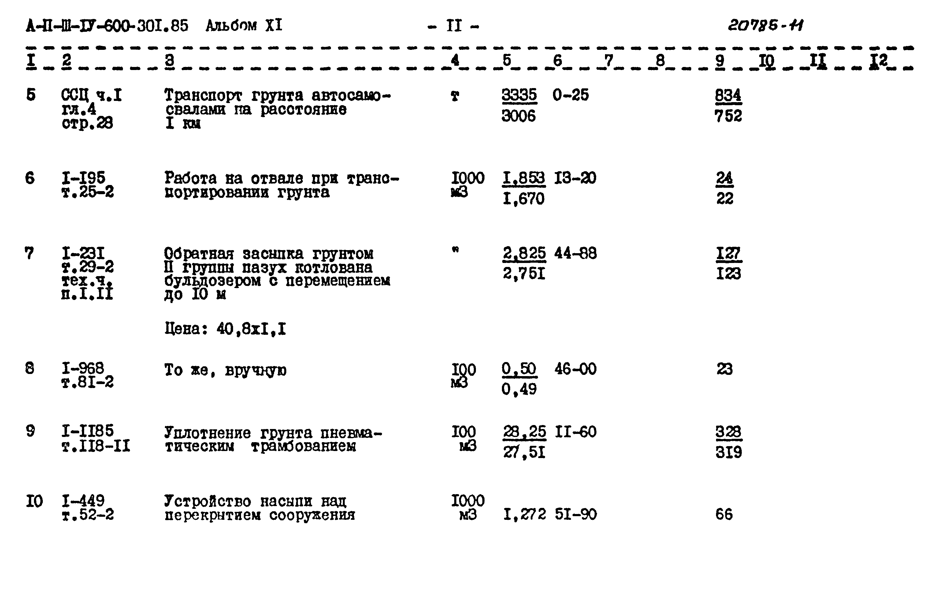 Типовой проект А-II,III,IV-600-301.85