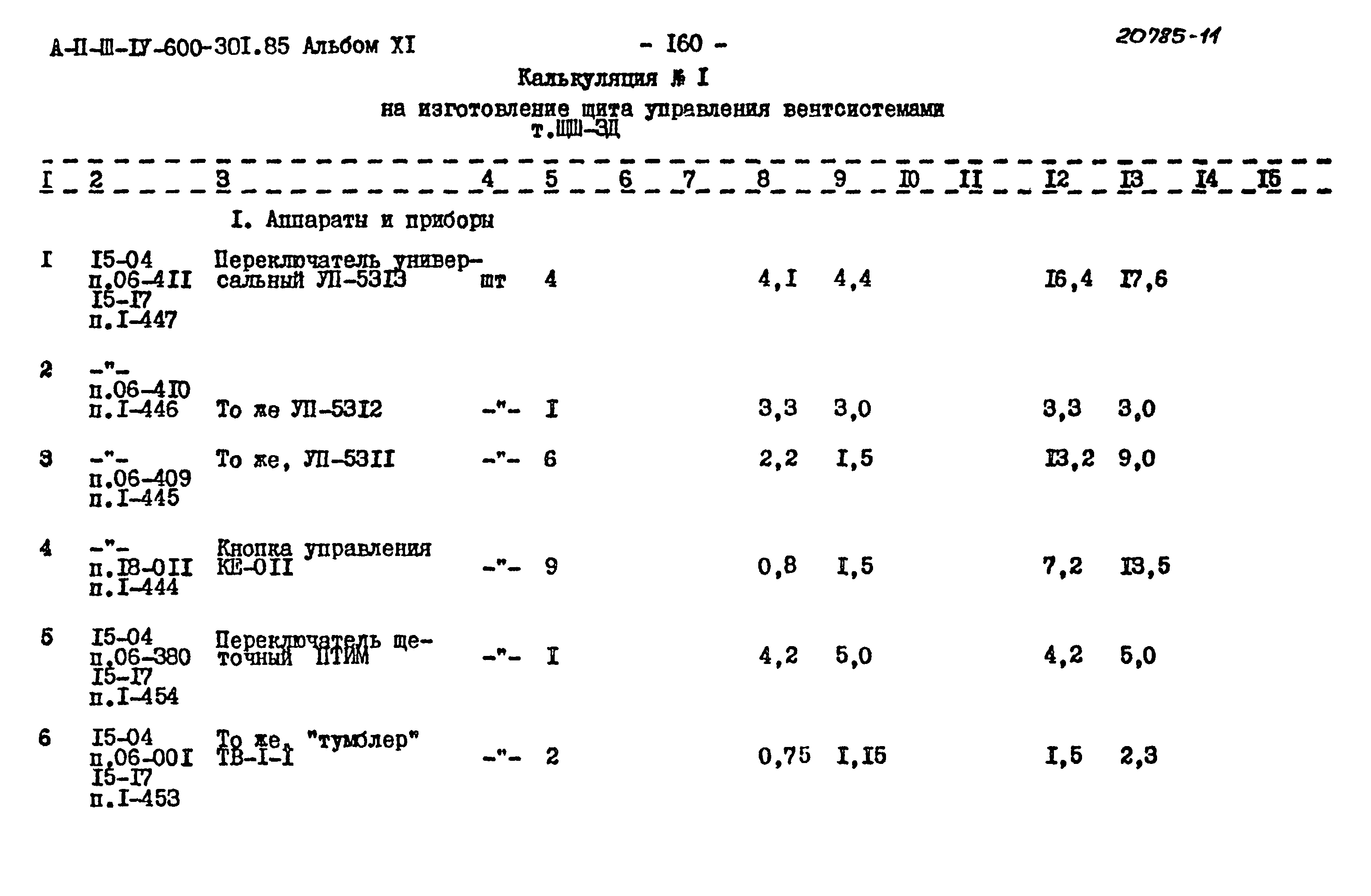 Типовой проект А-II,III,IV-600-301.85