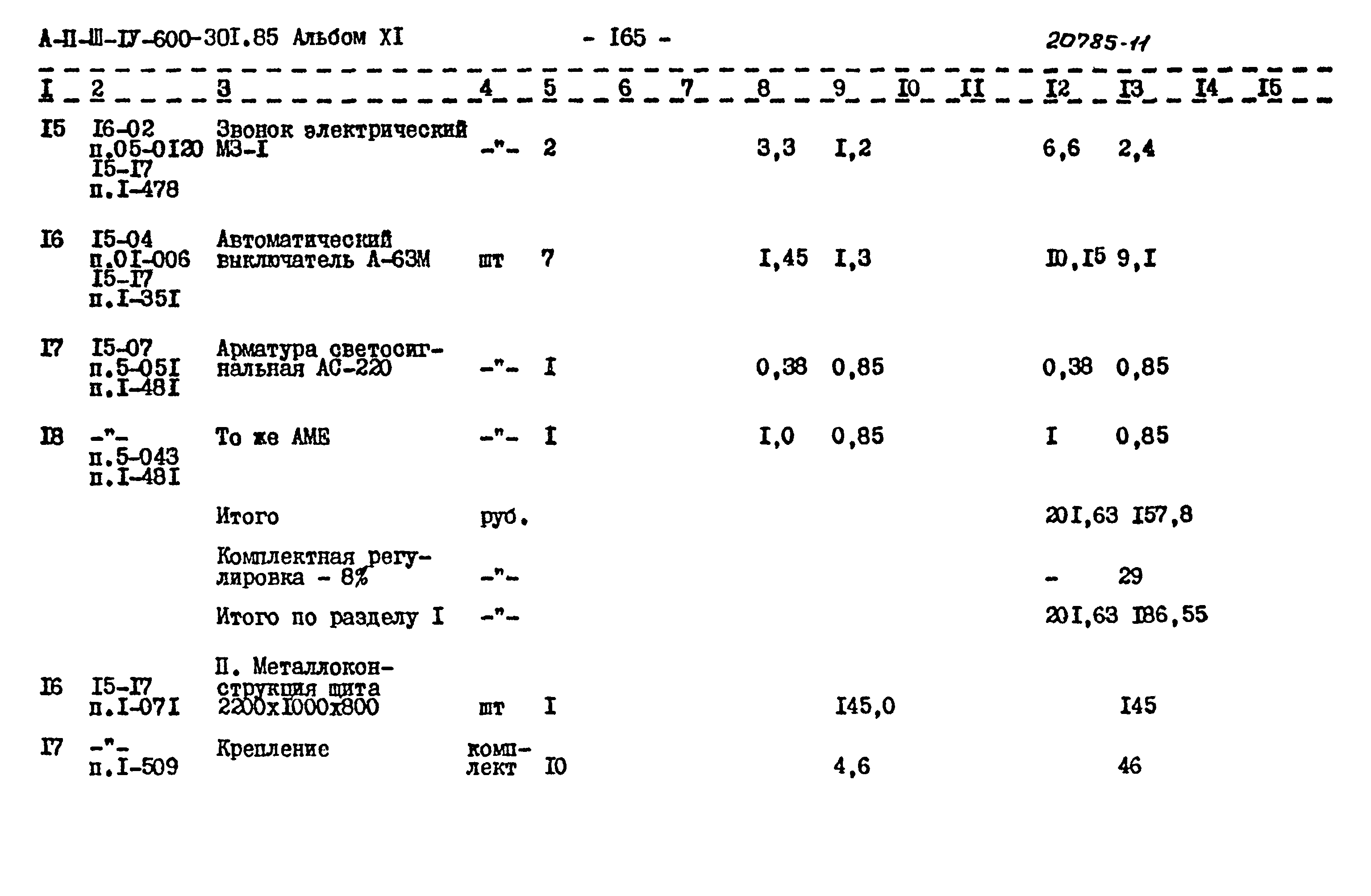 Типовой проект А-II,III,IV-600-301.85