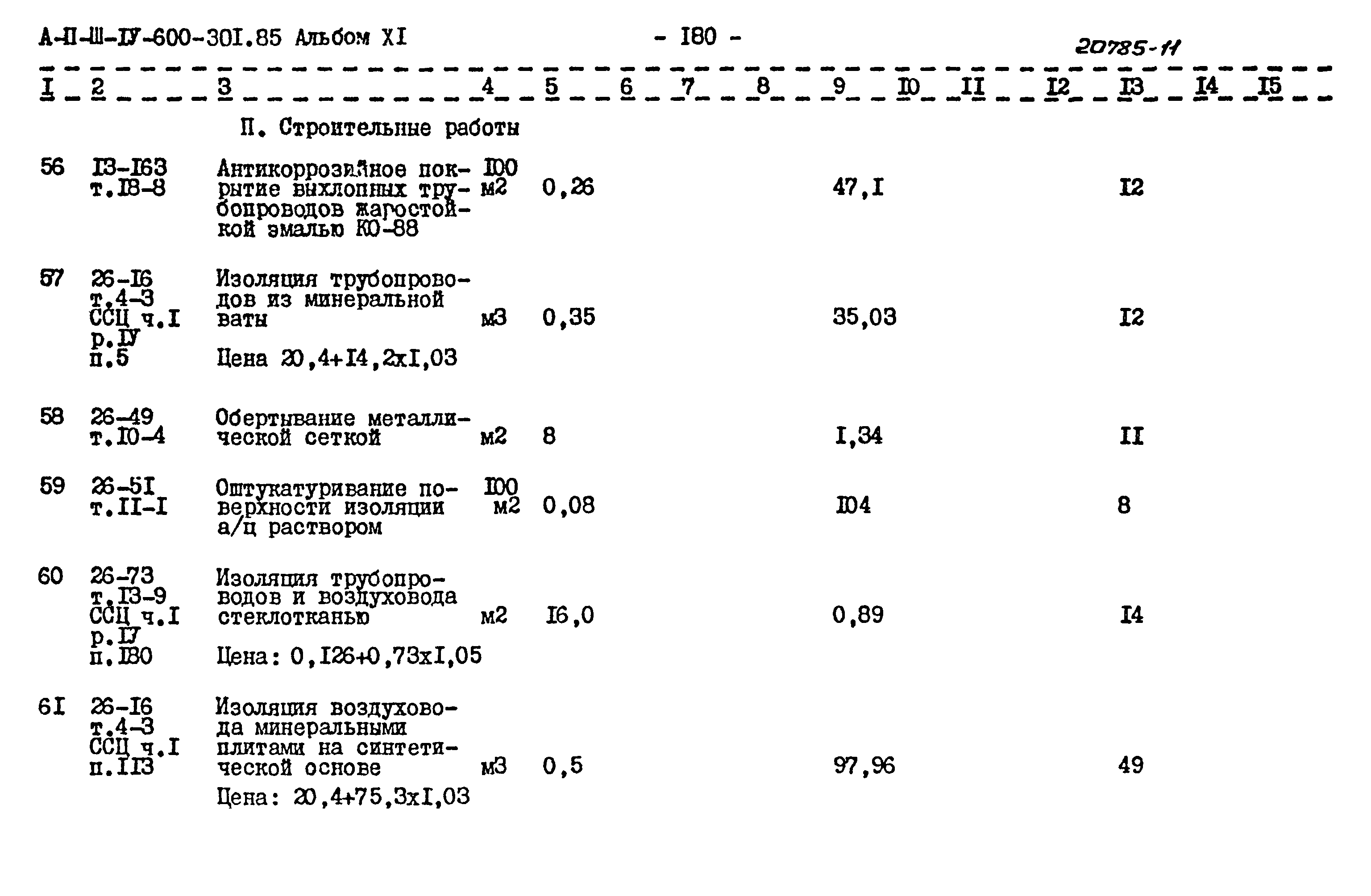 Типовой проект А-II,III,IV-600-301.85