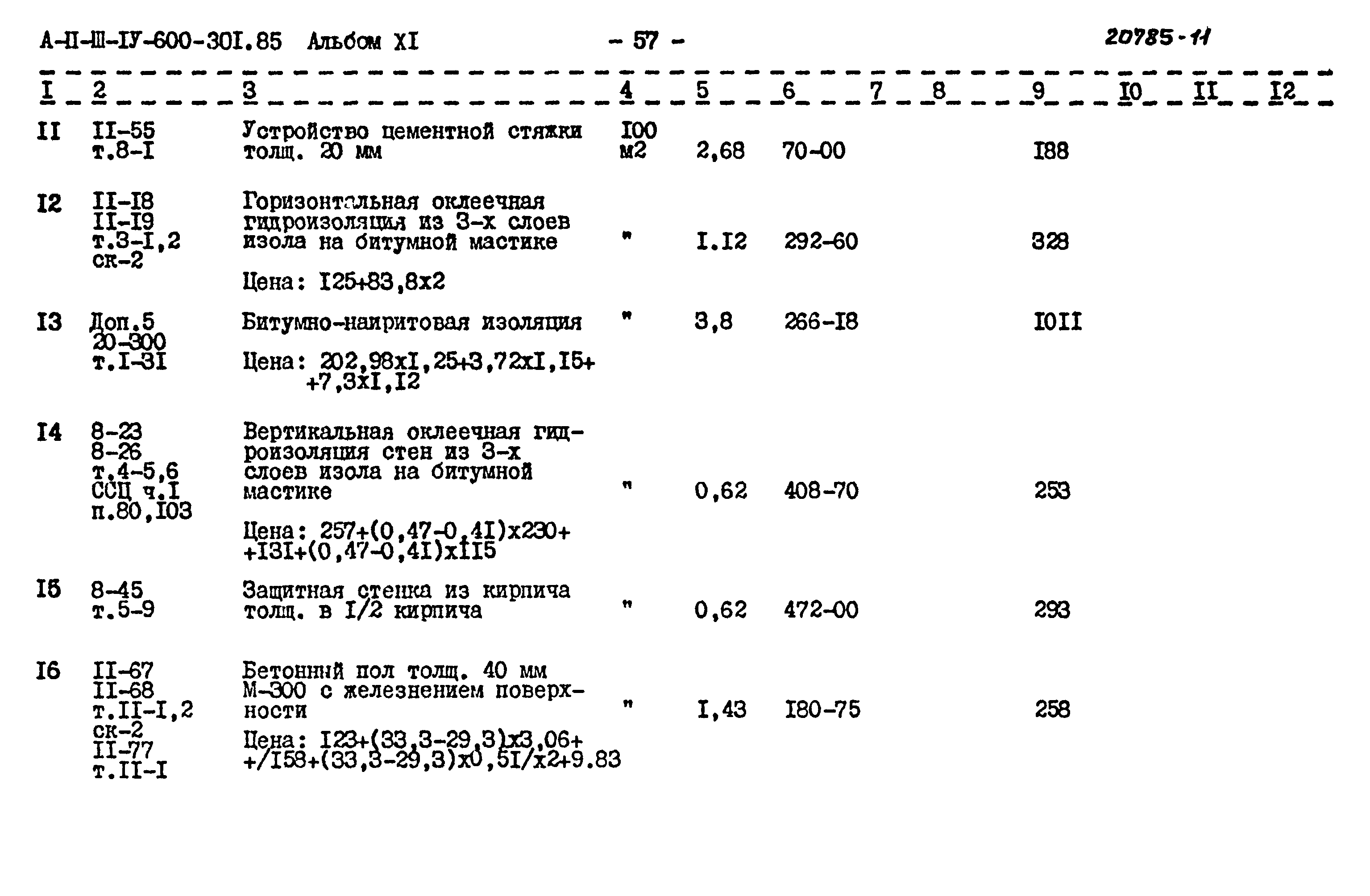 Типовой проект А-II,III,IV-600-301.85