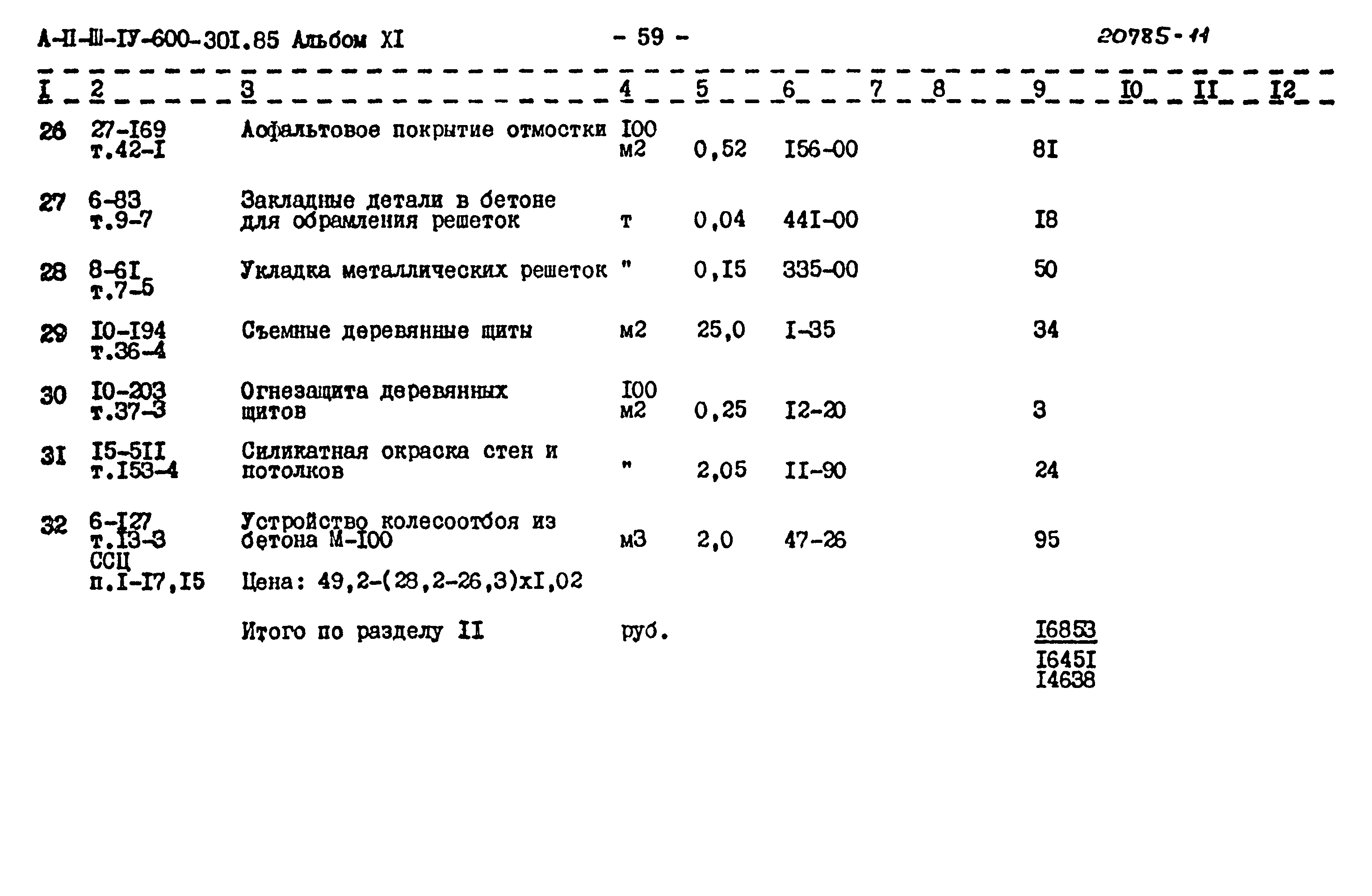 Типовой проект А-II,III,IV-600-301.85