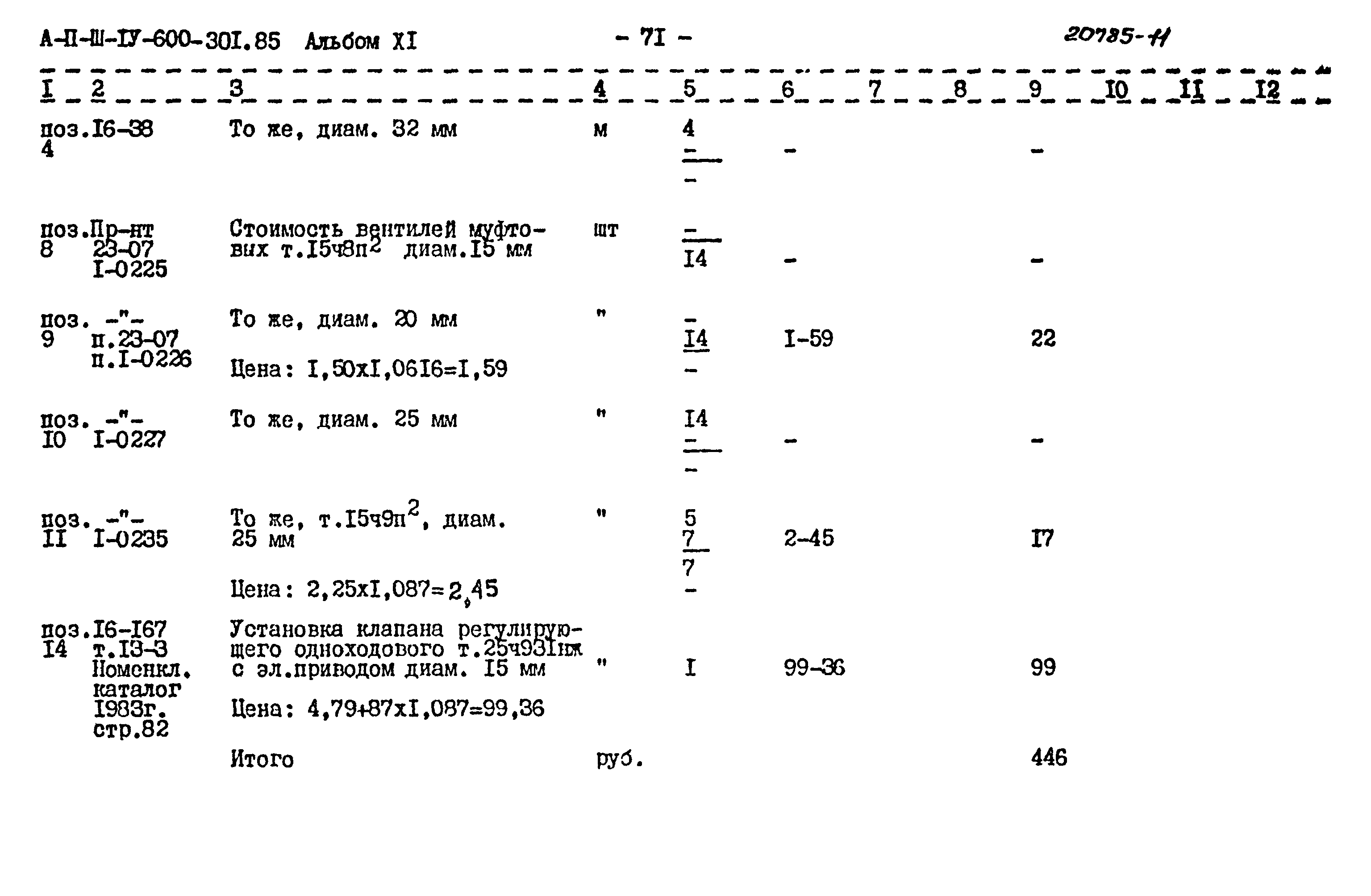 Типовой проект А-II,III,IV-600-301.85