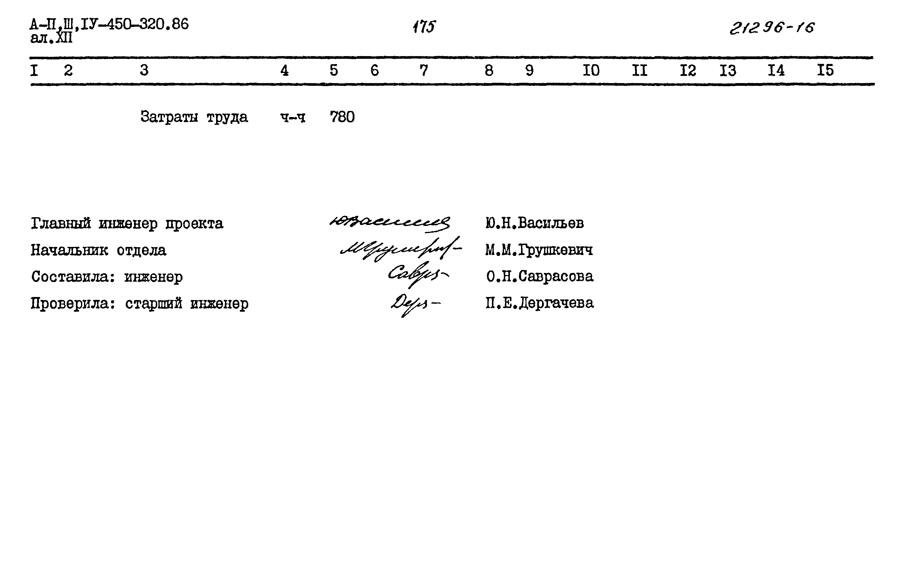 Типовой проект А-II,III,IV-450-320.86