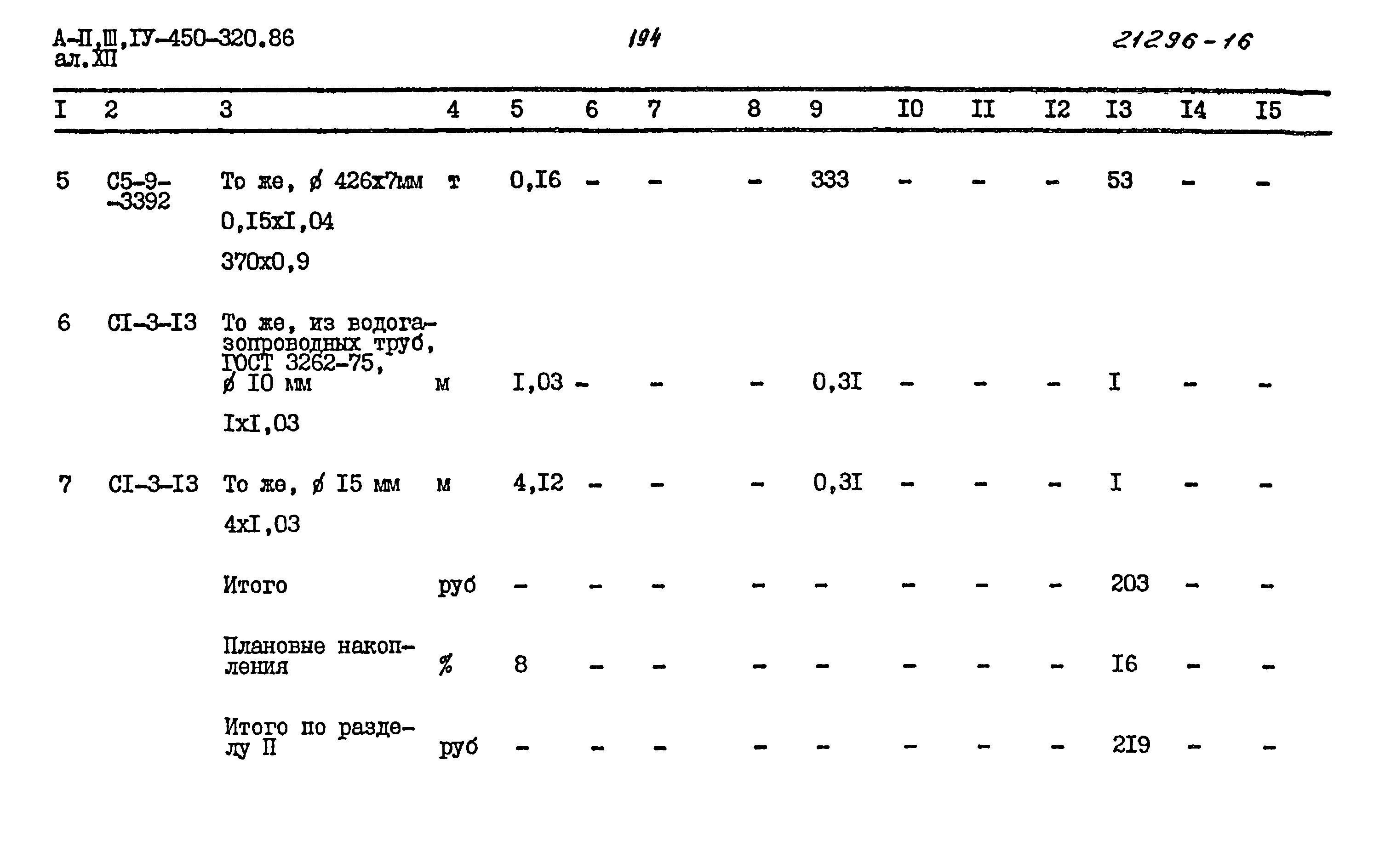 Типовой проект А-II,III,IV-450-320.86