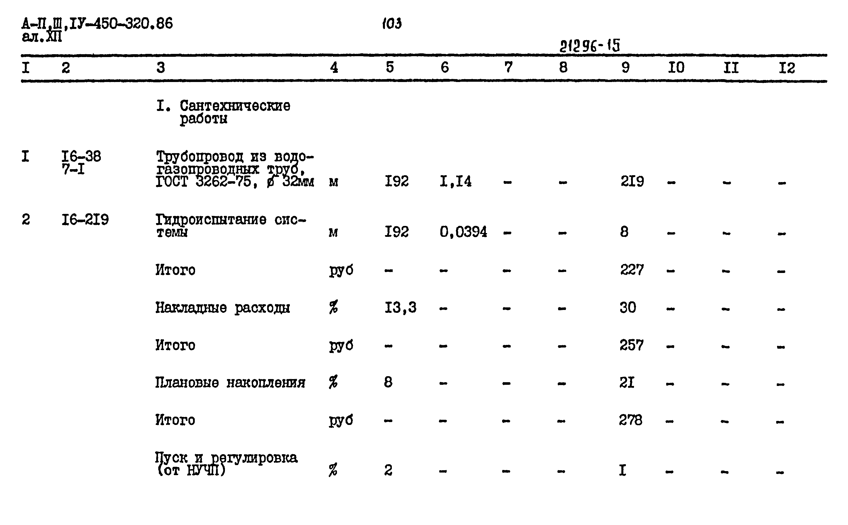 Типовой проект А-II,III,IV-450-320.86
