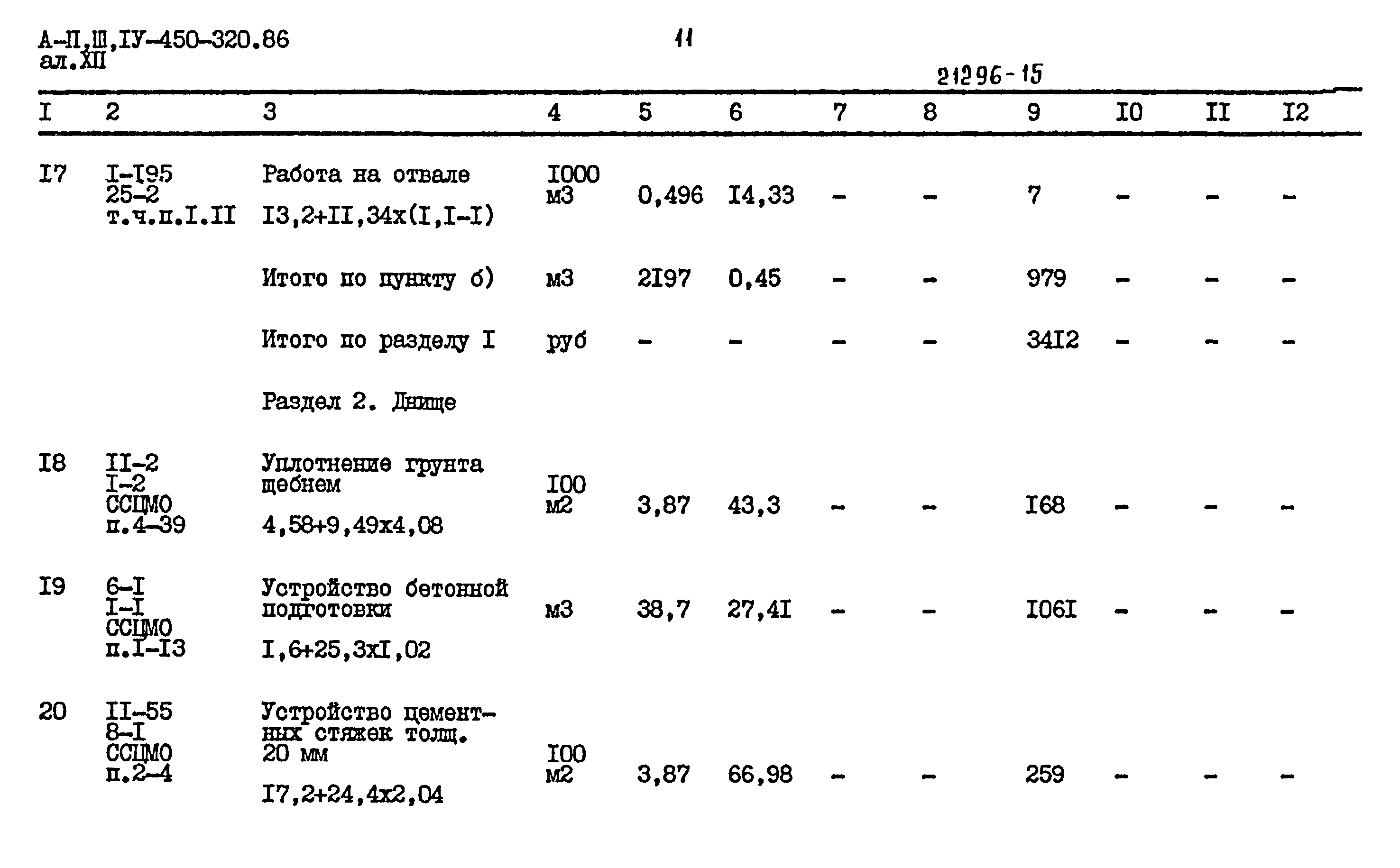 Типовой проект А-II,III,IV-450-320.86