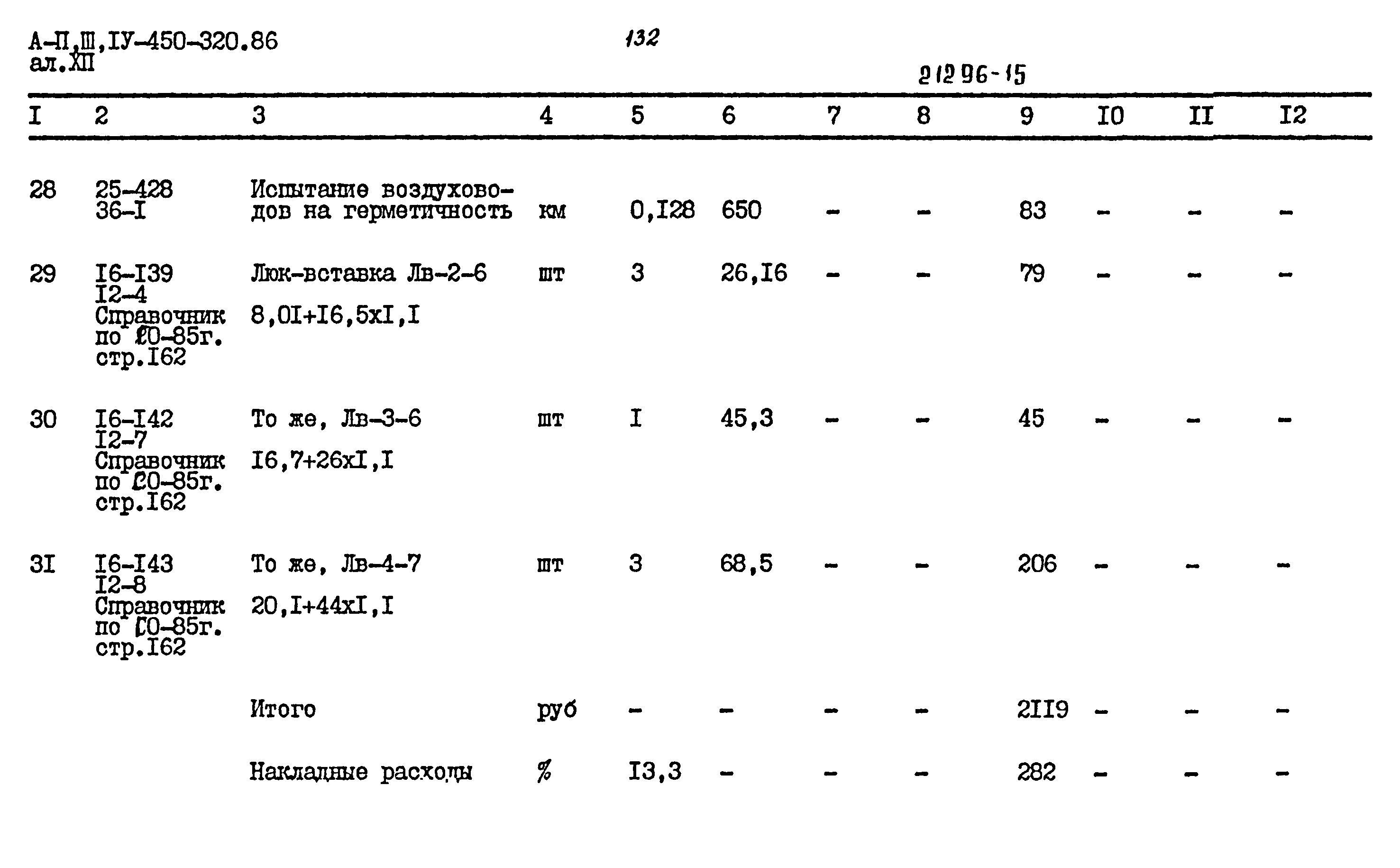 Типовой проект А-II,III,IV-450-320.86