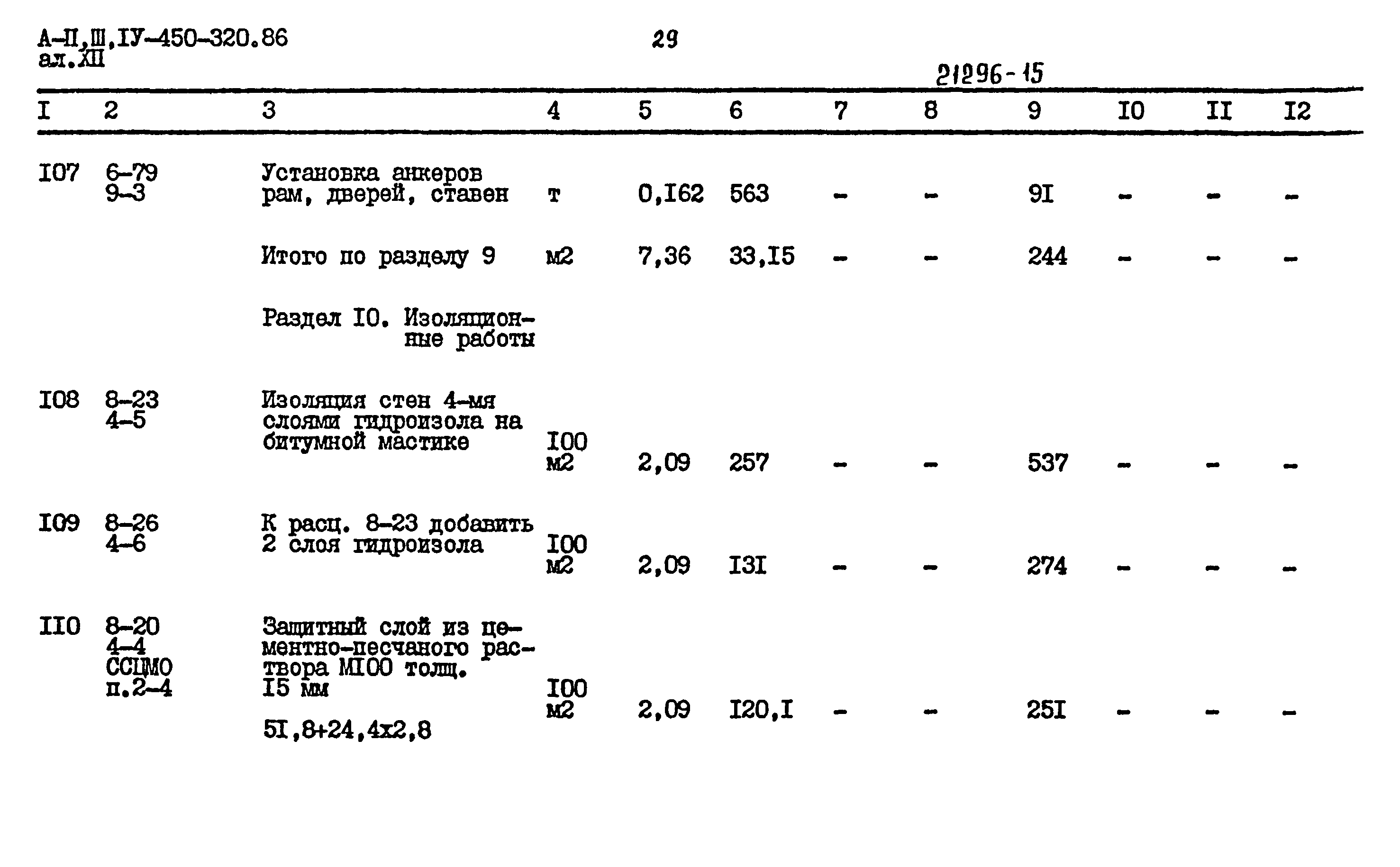Типовой проект А-II,III,IV-450-320.86