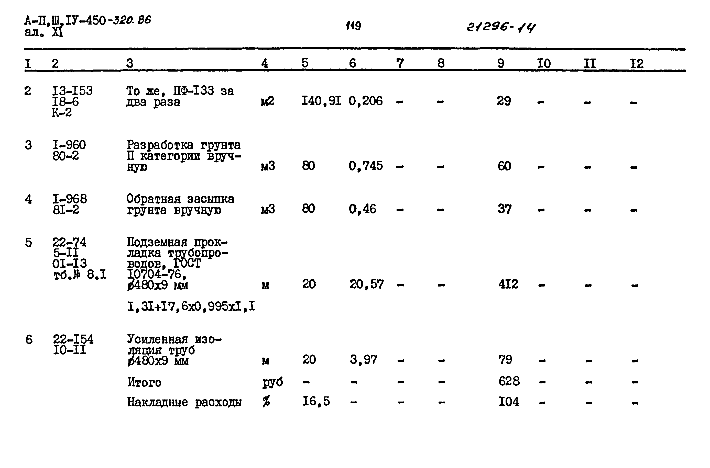 Типовой проект А-II,III,IV-450-320.86