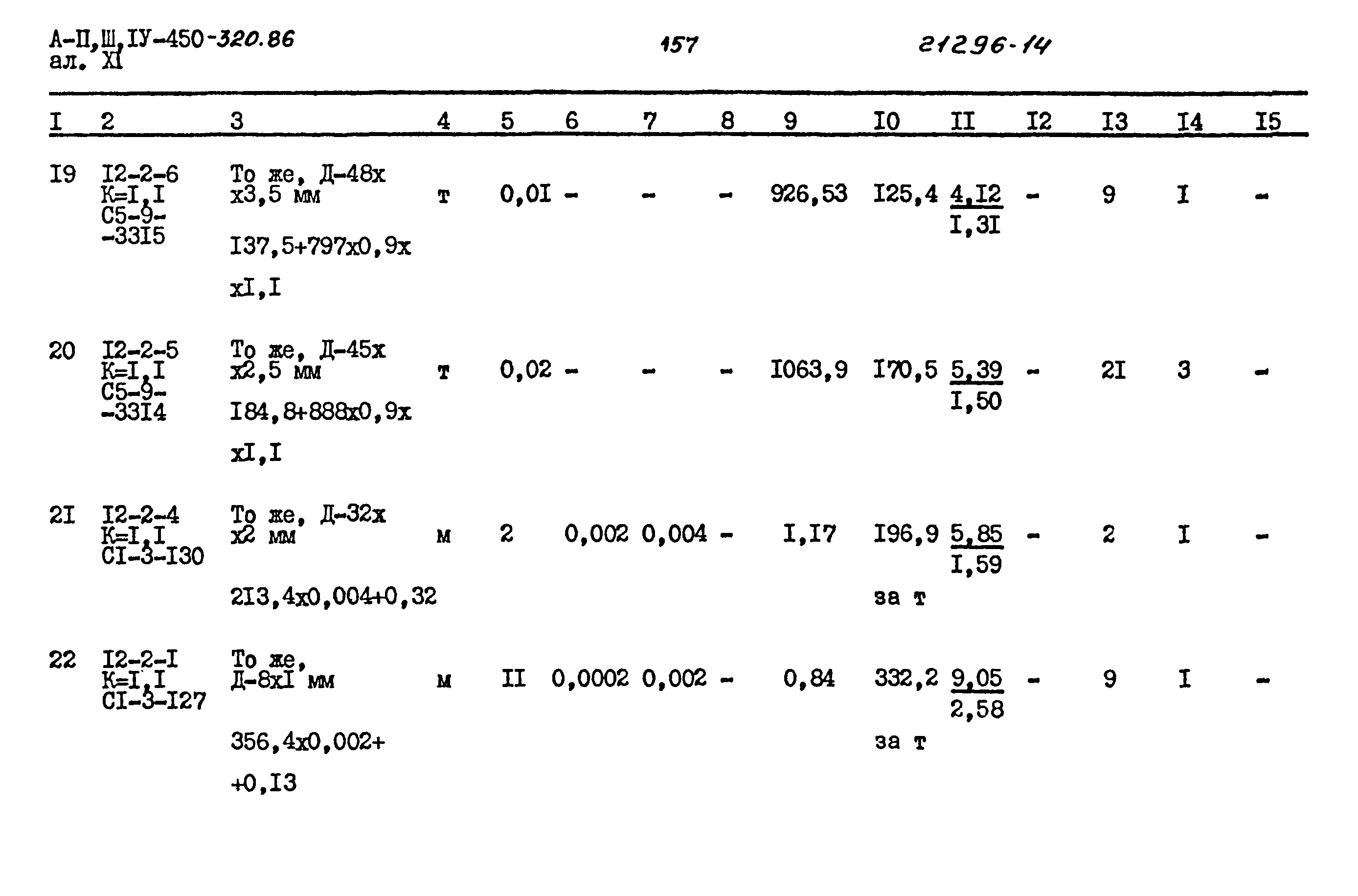 Типовой проект А-II,III,IV-450-320.86