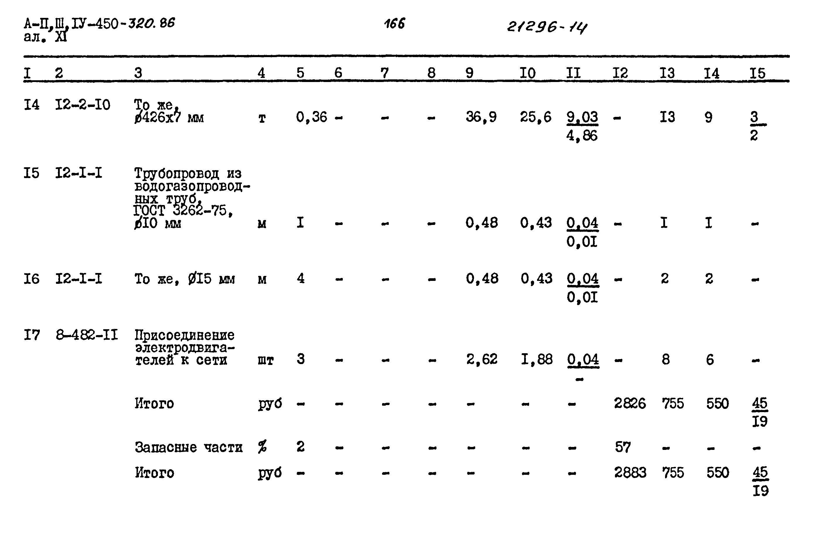Типовой проект А-II,III,IV-450-320.86