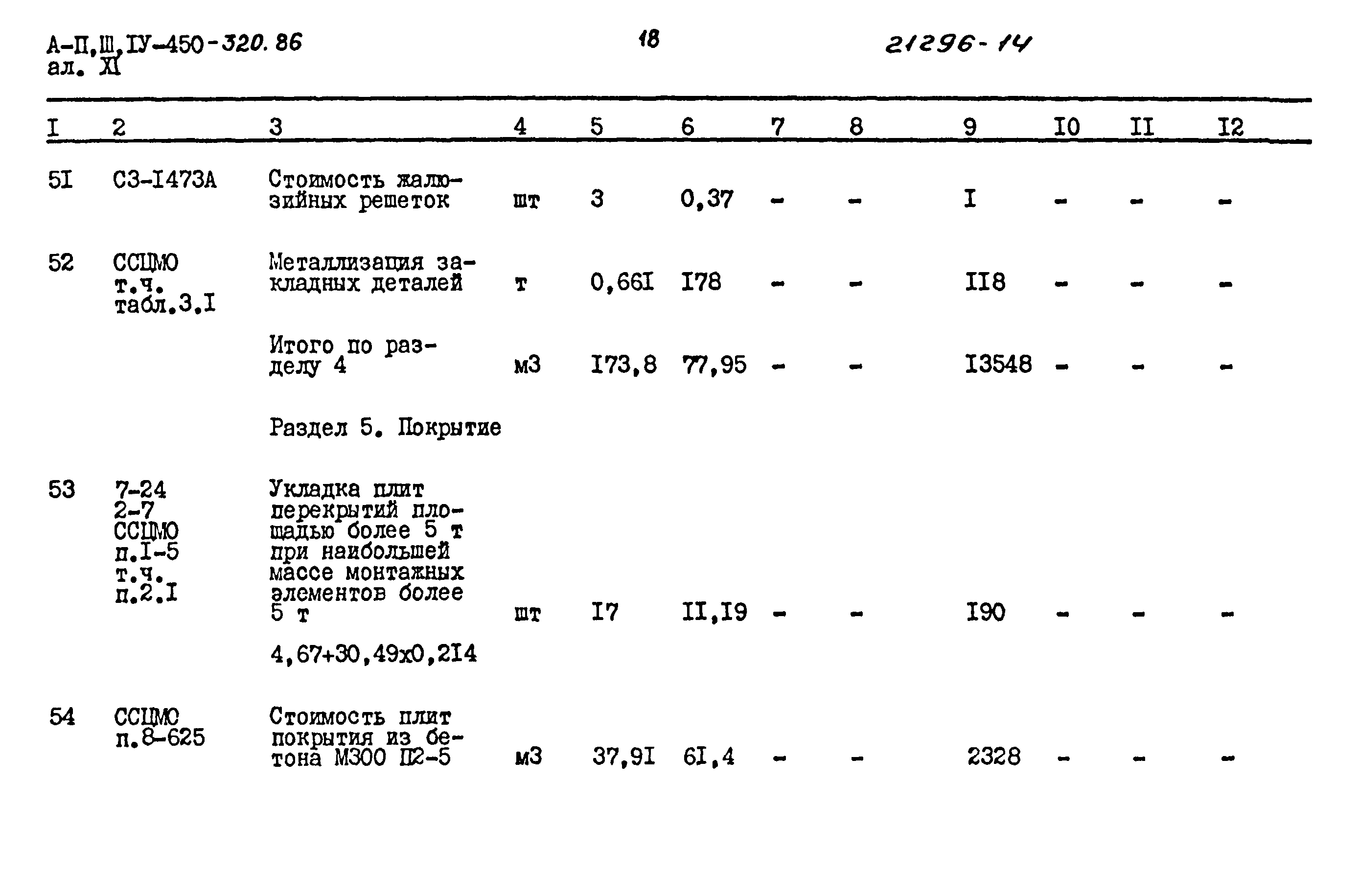 Типовой проект А-II,III,IV-450-320.86