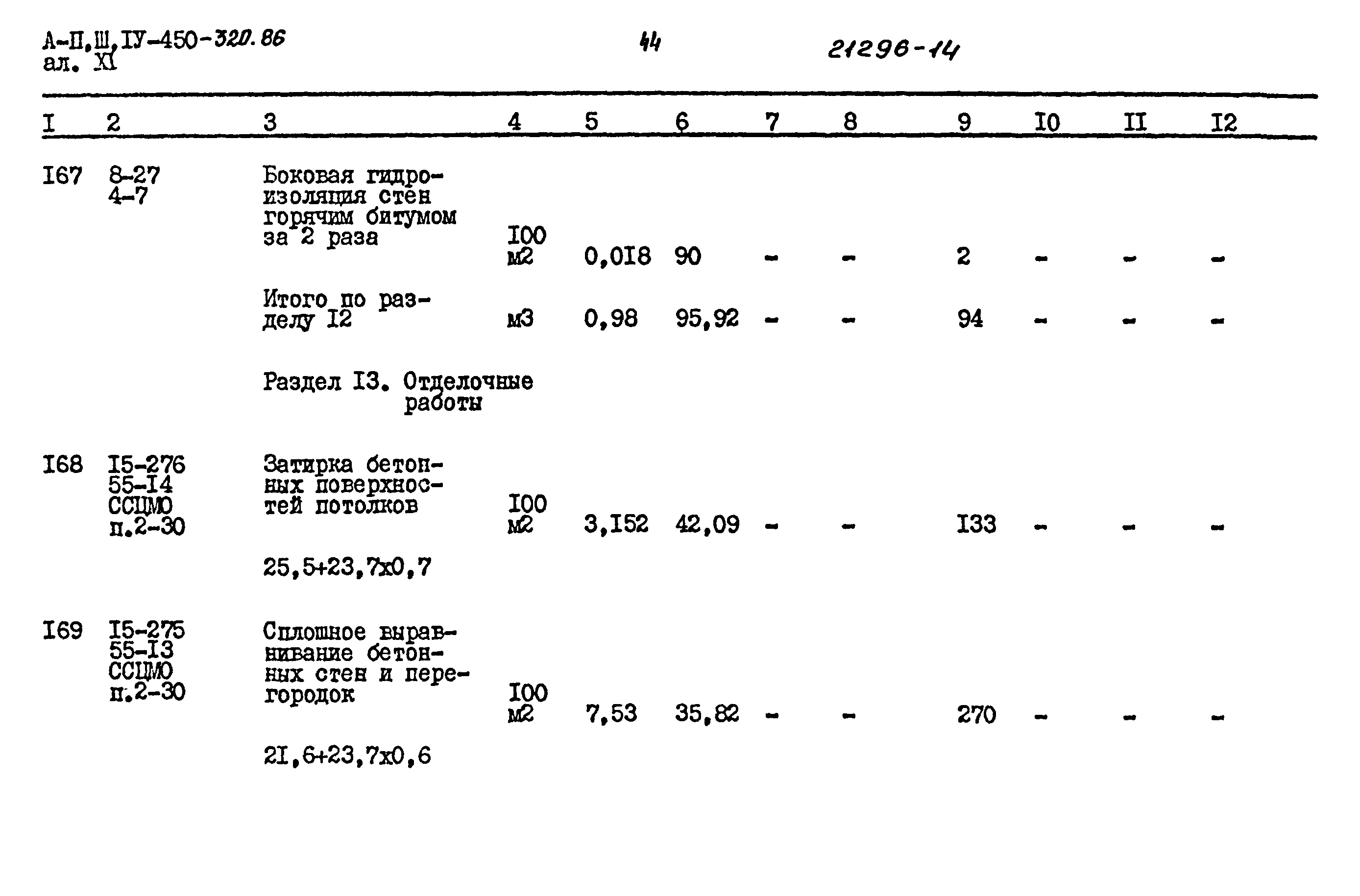 Типовой проект А-II,III,IV-450-320.86