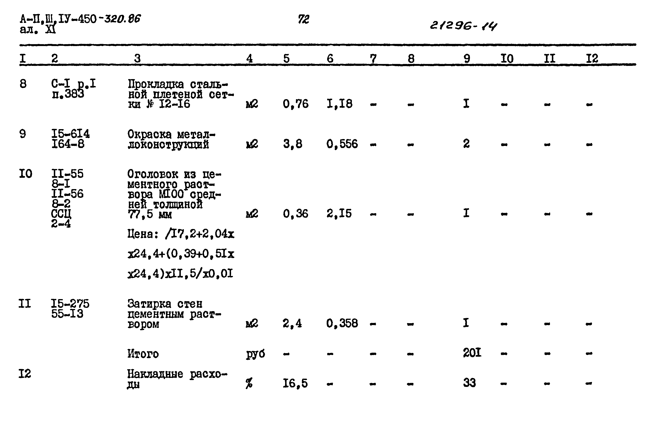 Типовой проект А-II,III,IV-450-320.86
