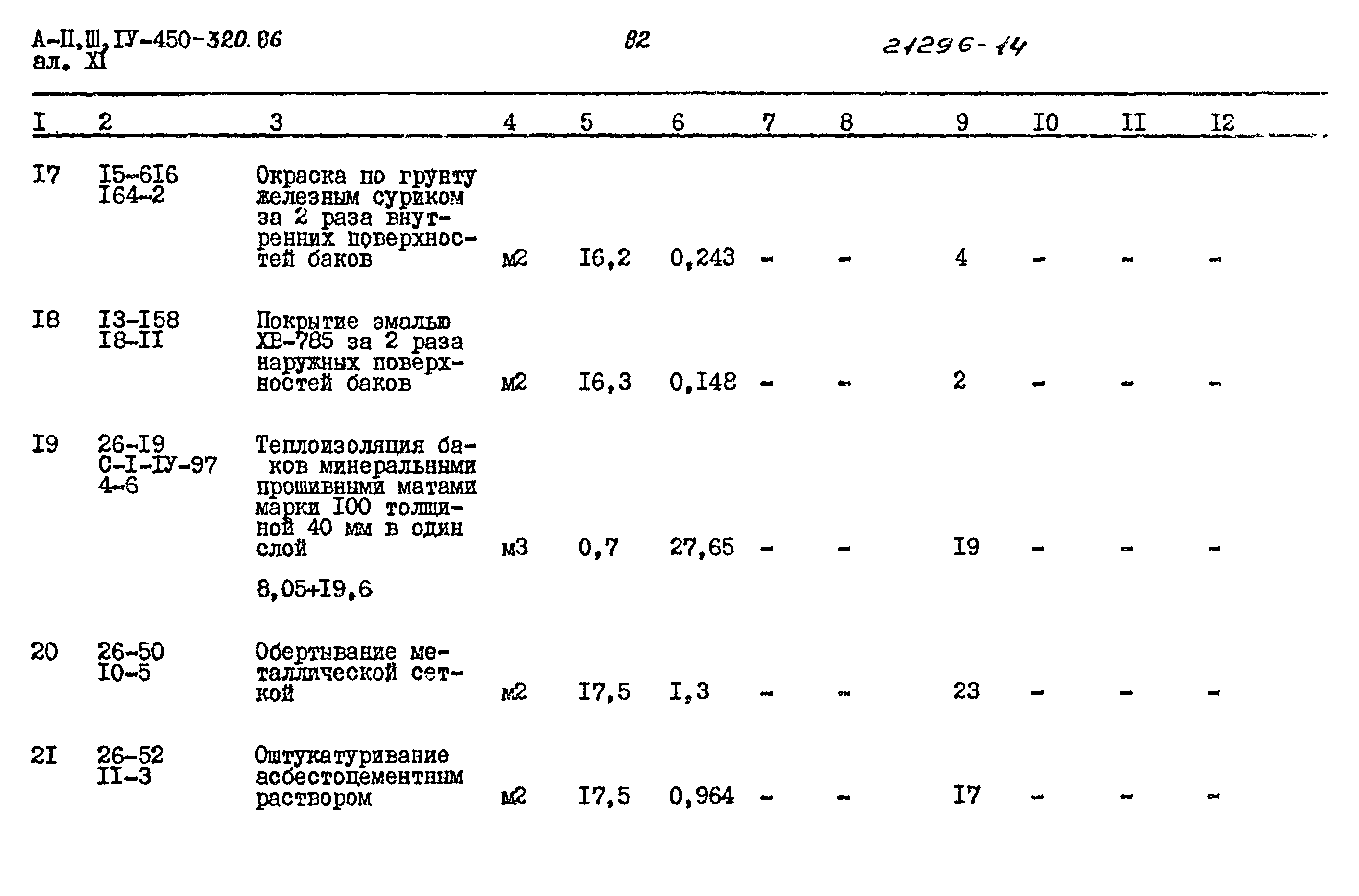 Типовой проект А-II,III,IV-450-320.86