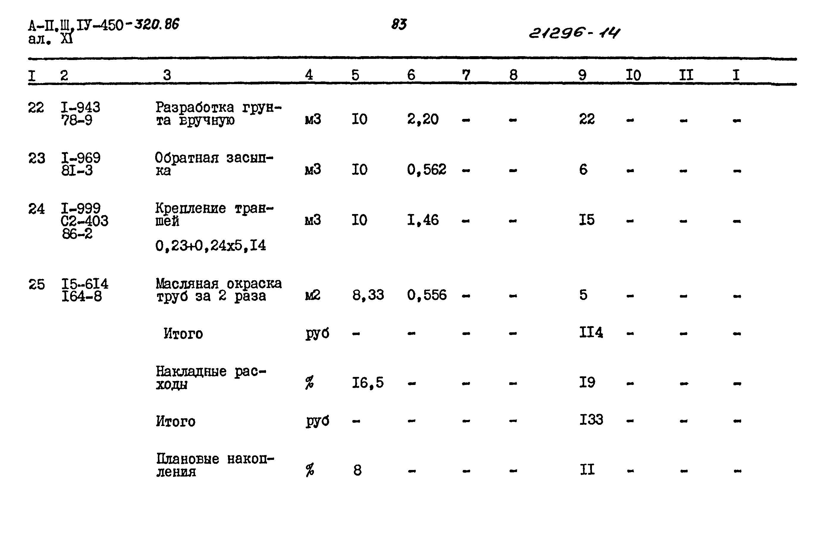 Типовой проект А-II,III,IV-450-320.86