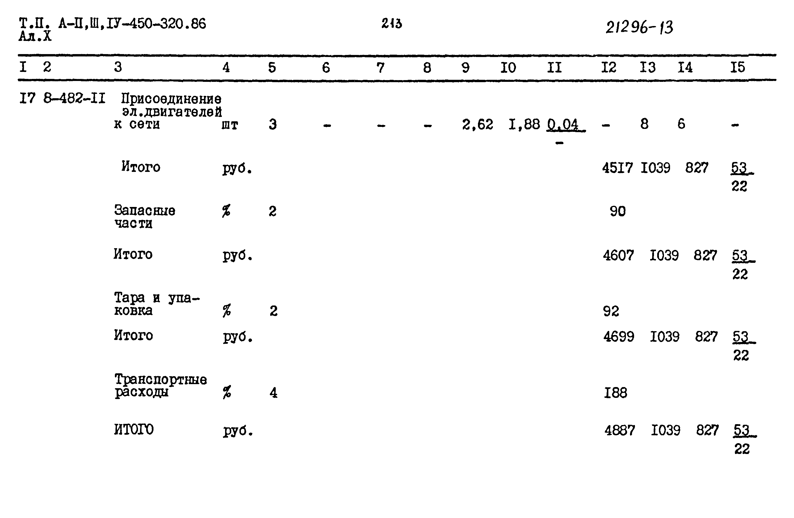 Типовой проект А-II,III,IV-450-320.86