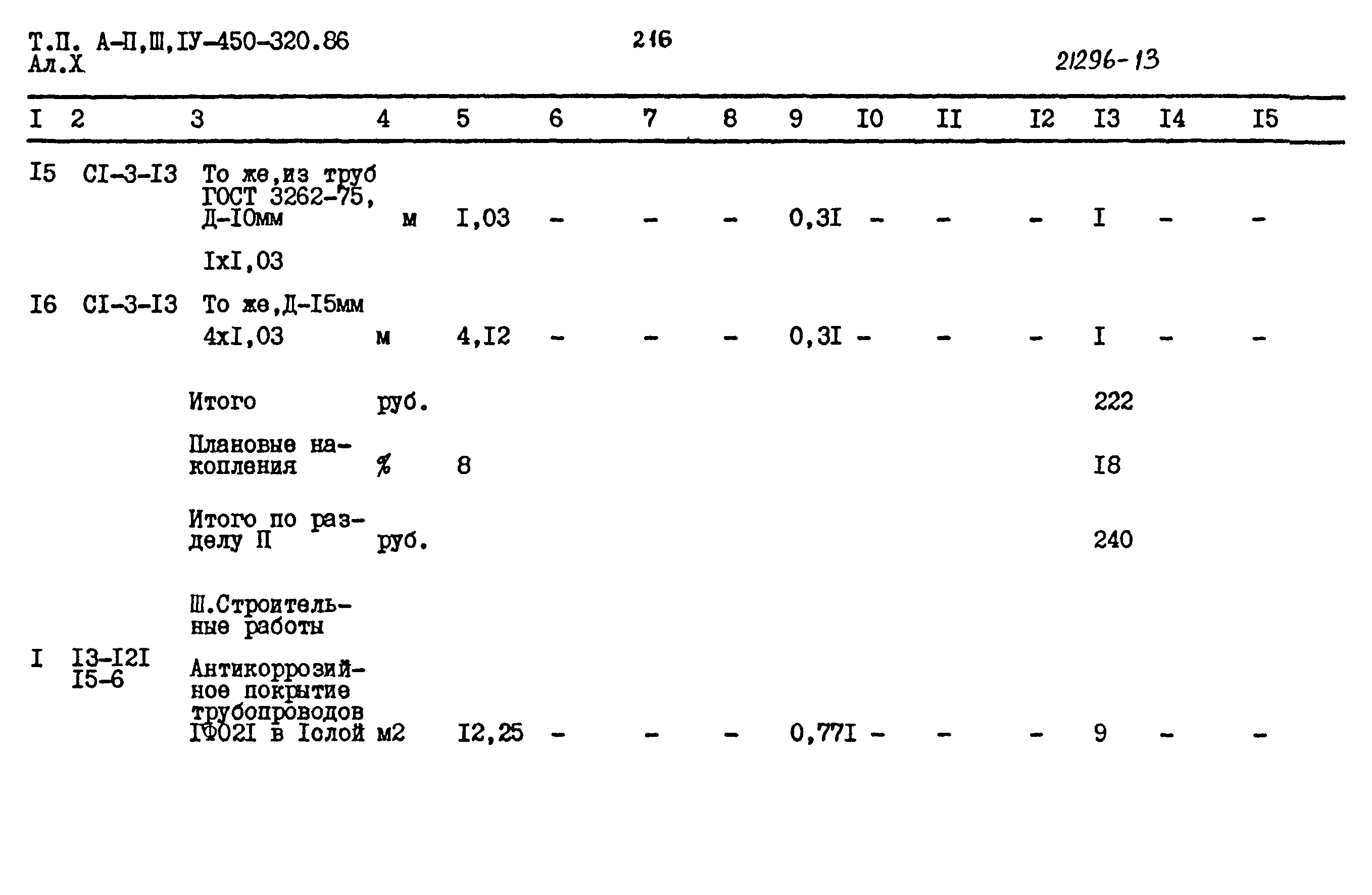 Типовой проект А-II,III,IV-450-320.86