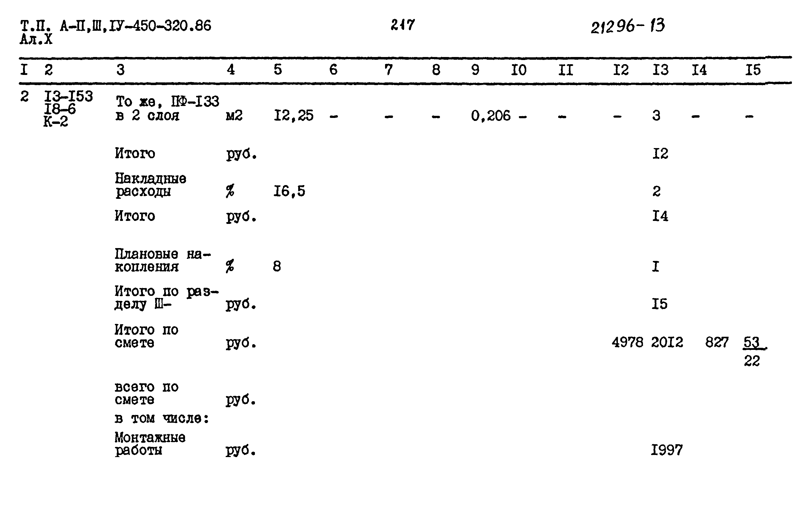 Типовой проект А-II,III,IV-450-320.86