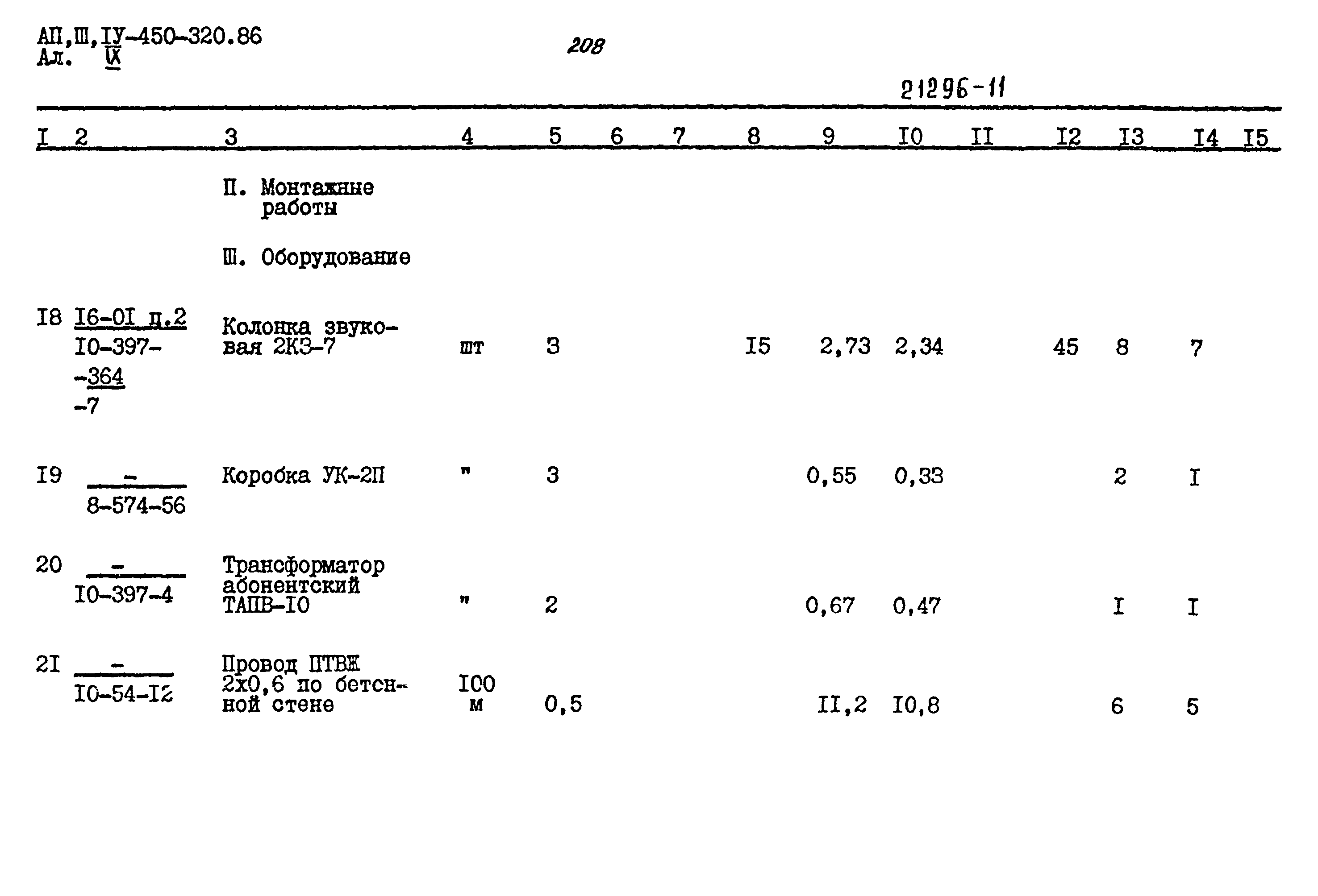 Типовой проект А-II,III,IV-450-320.86