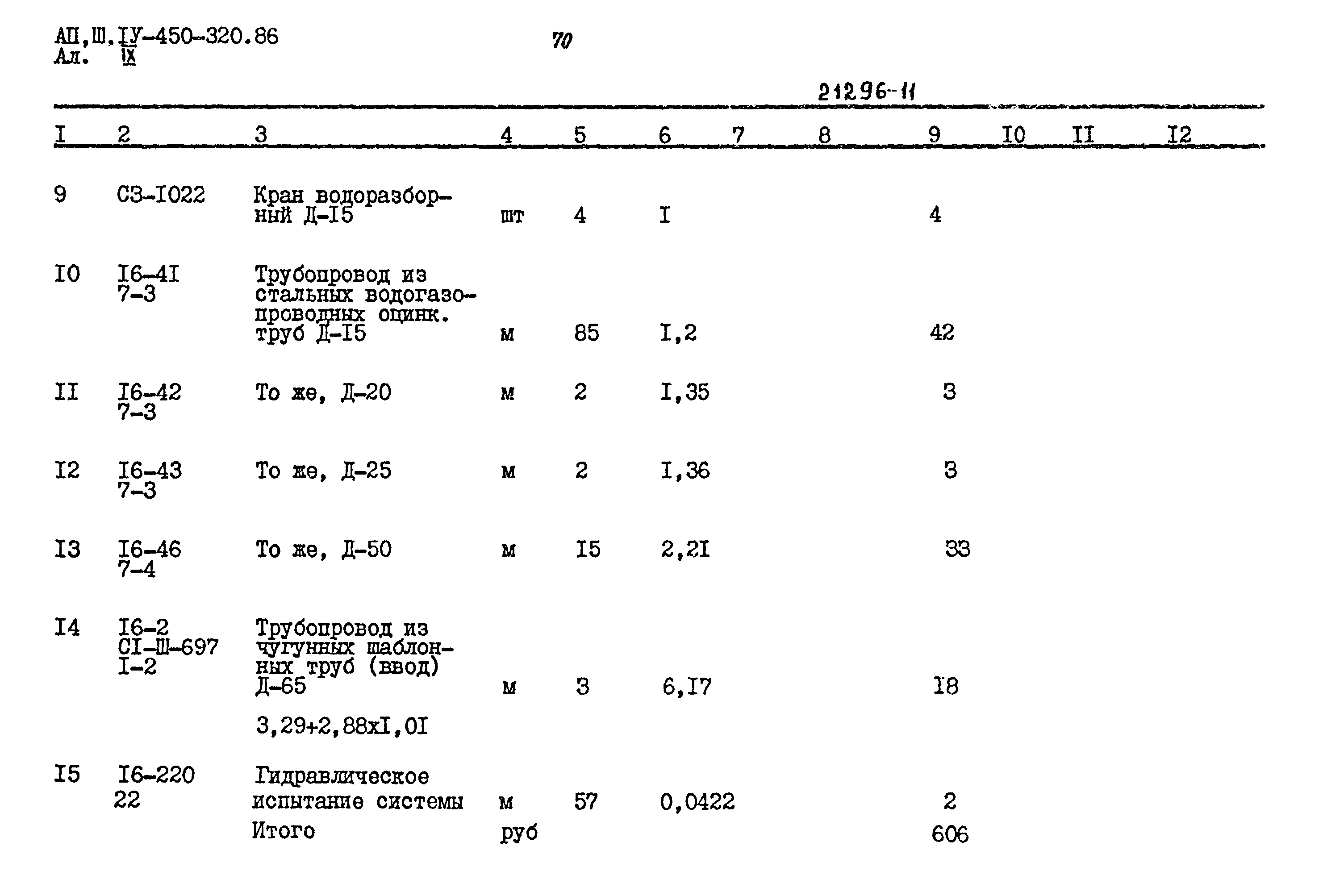 Типовой проект А-II,III,IV-450-320.86