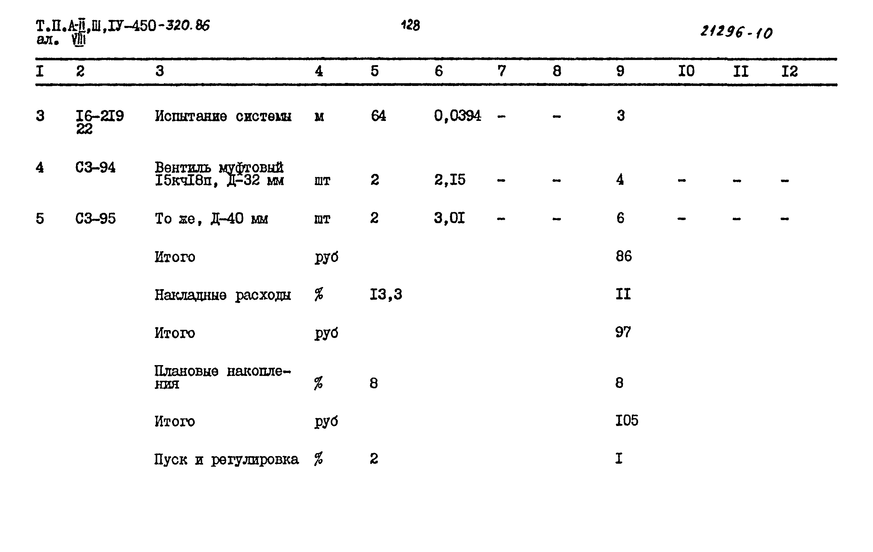 Типовой проект А-II,III,IV-450-320.86