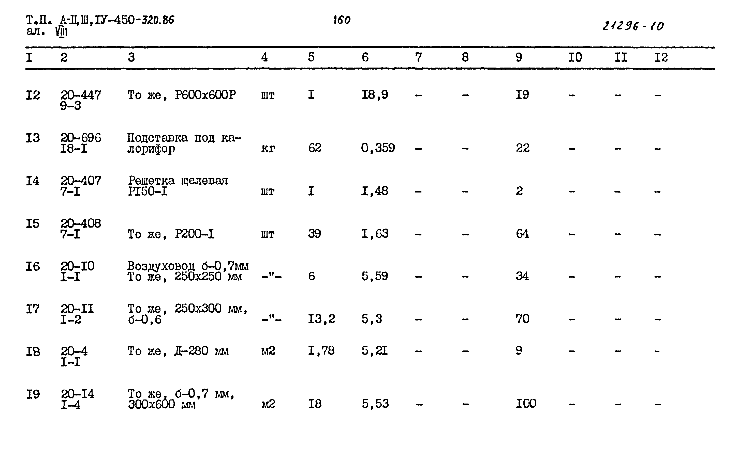 Типовой проект А-II,III,IV-450-320.86