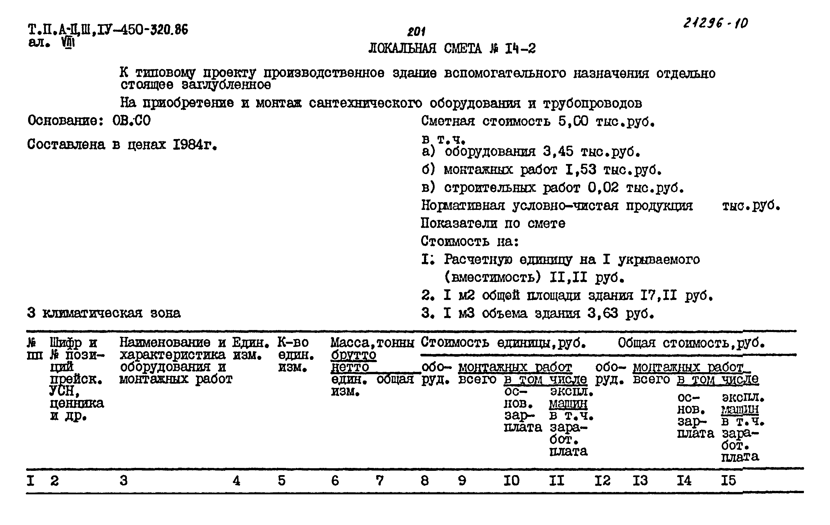 Типовой проект А-II,III,IV-450-320.86