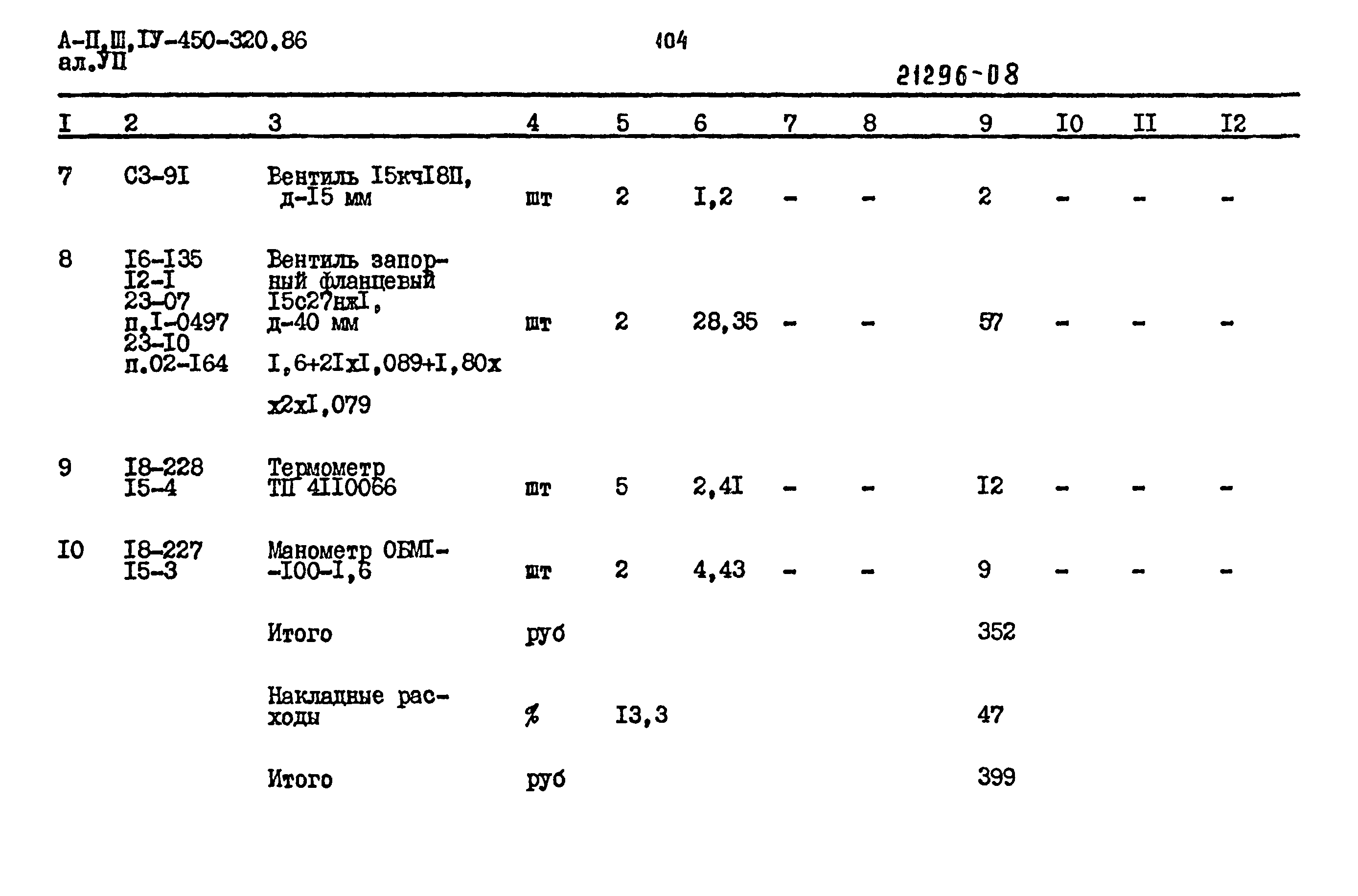 Типовой проект А-II,III,IV-450-320.86