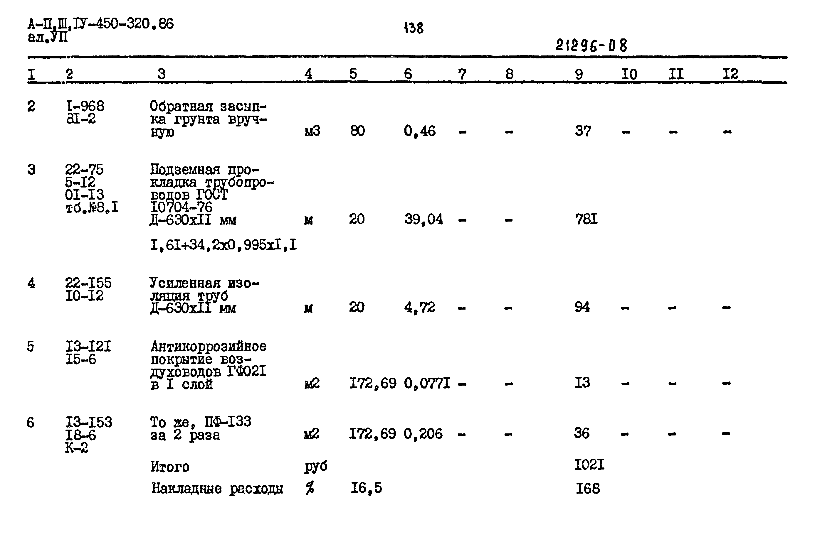 Типовой проект А-II,III,IV-450-320.86