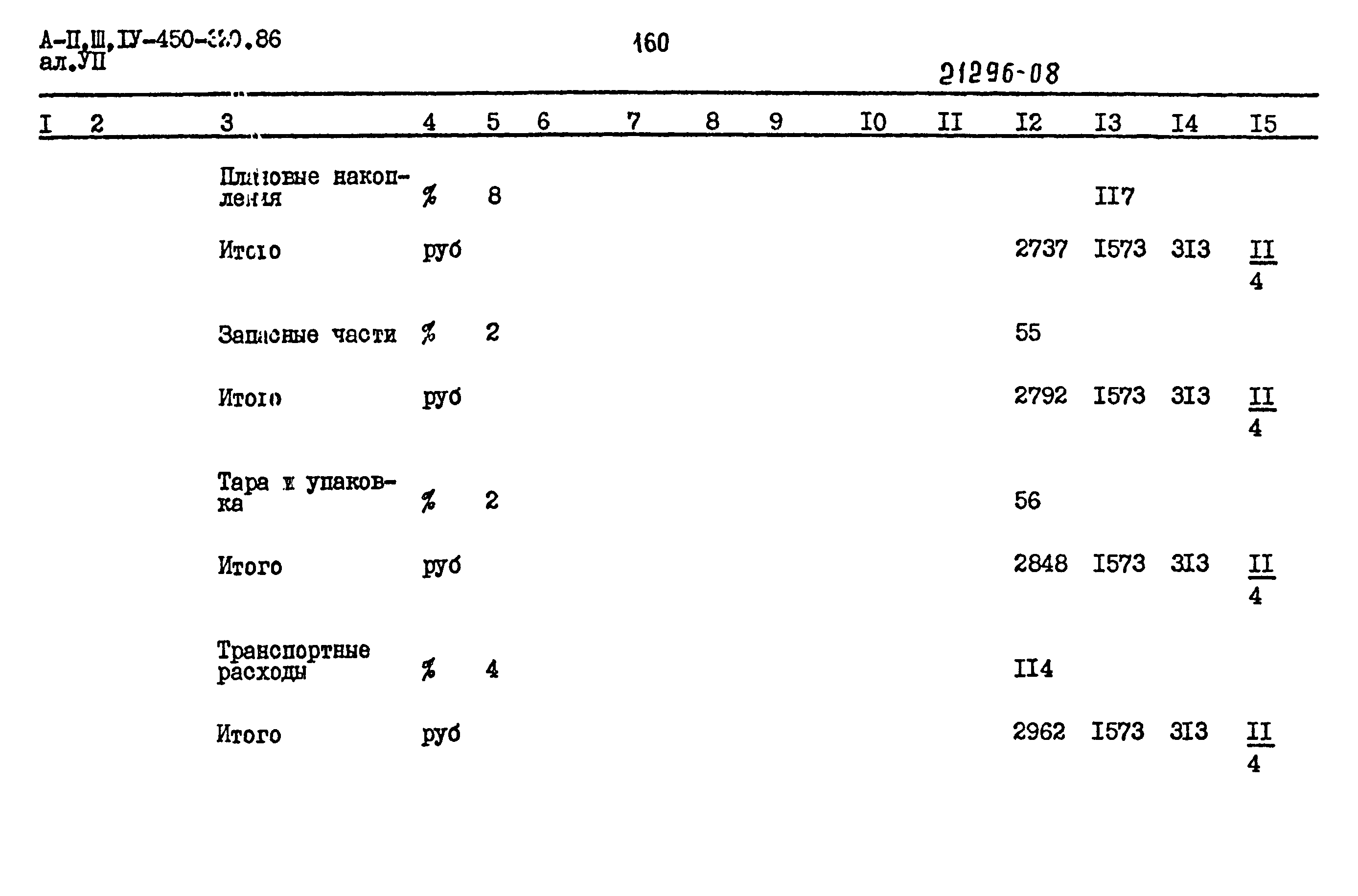 Типовой проект А-II,III,IV-450-320.86