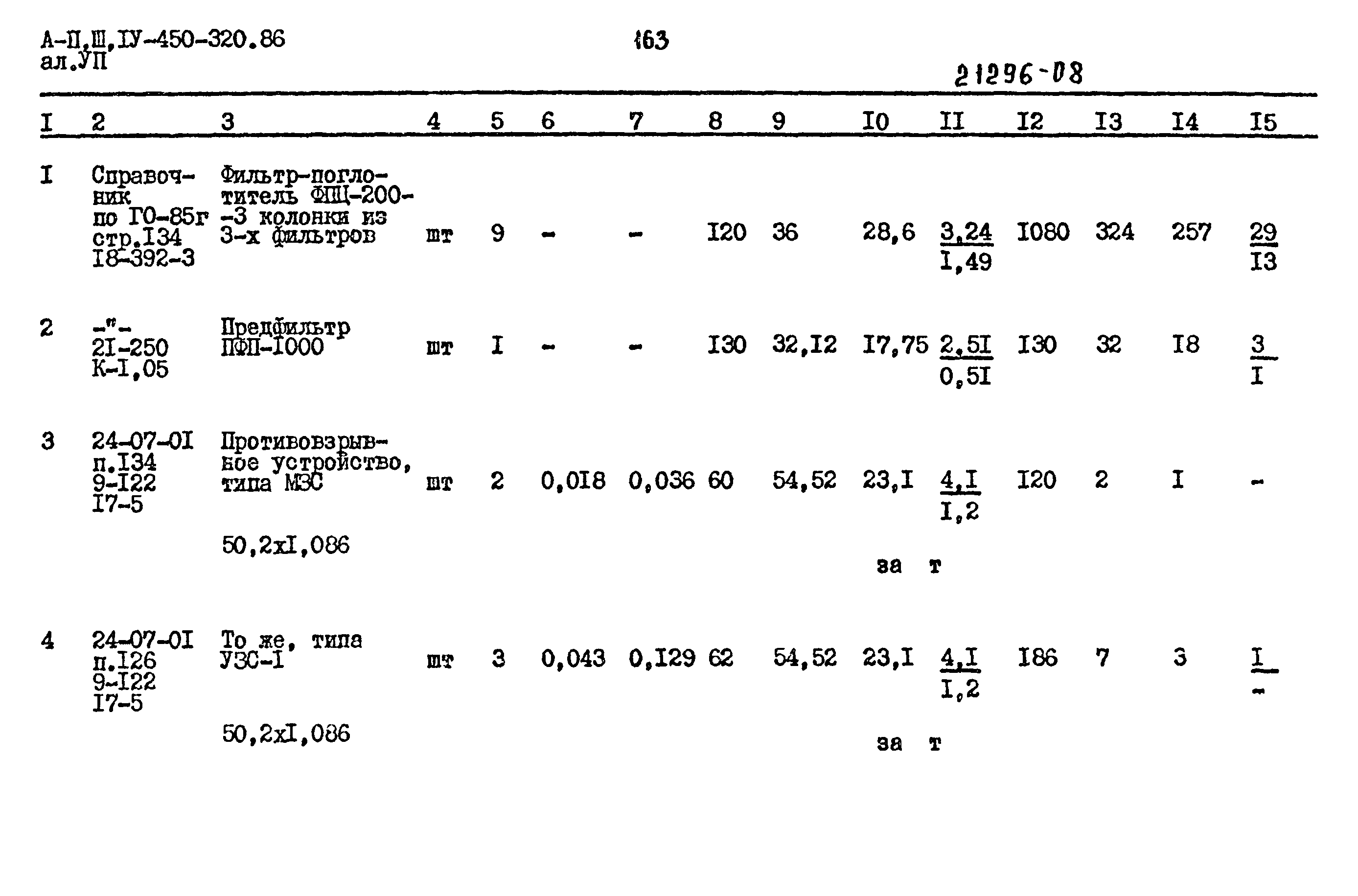 Типовой проект А-II,III,IV-450-320.86